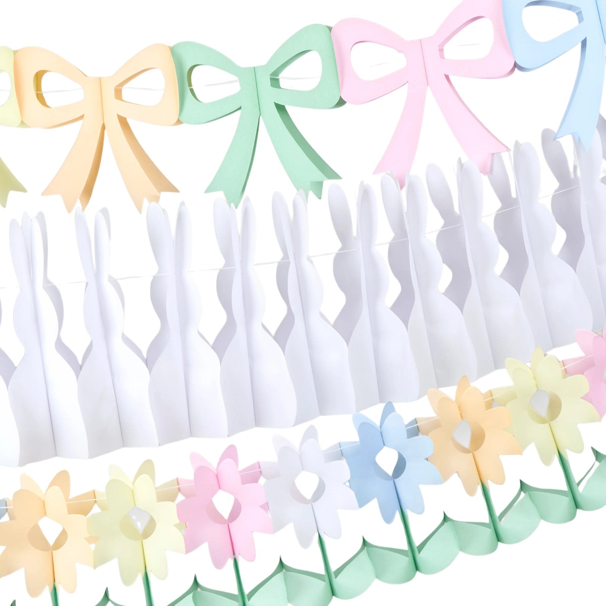 Meri Meri Party Bunny Paper Garland Set - bubblegum market