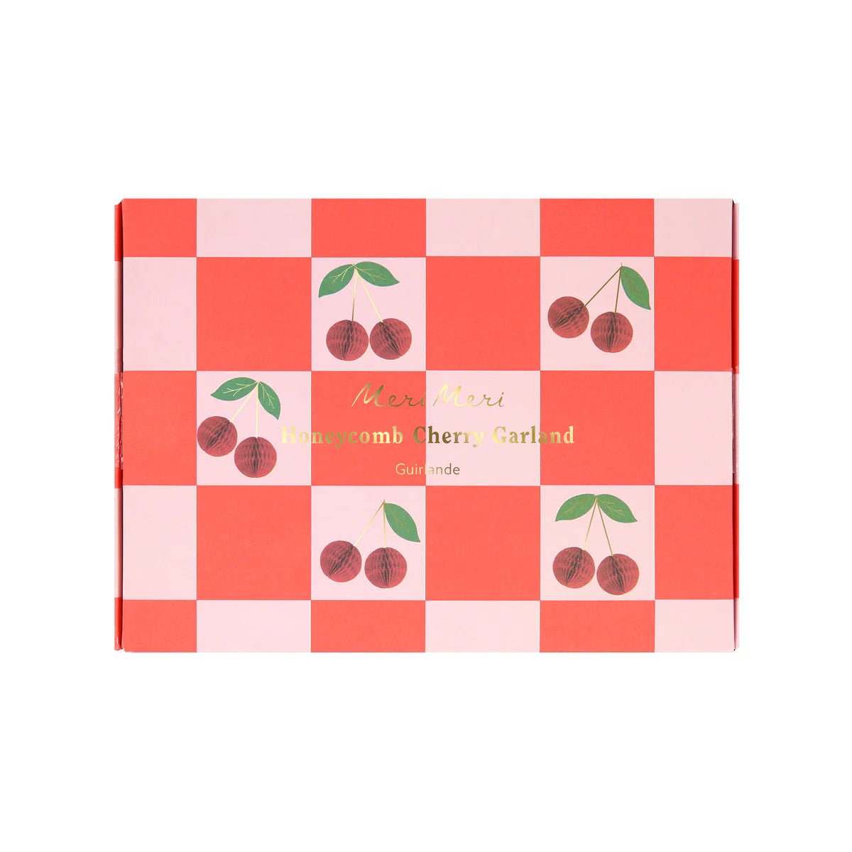 Meri Meri Party Cherry Honeycomb Garland - bubblegum market