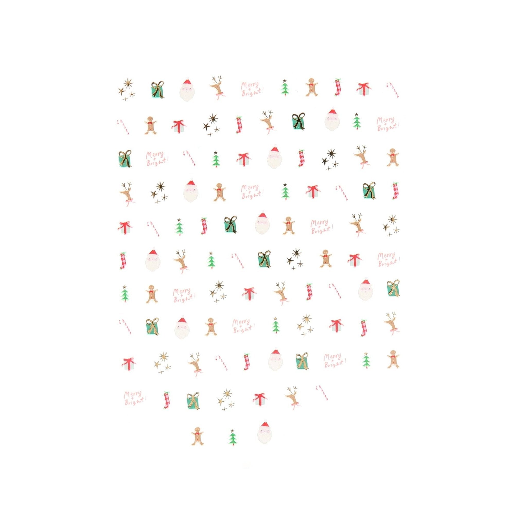 Meri Meri Party Christmas Nail Stickers - bubblegum market