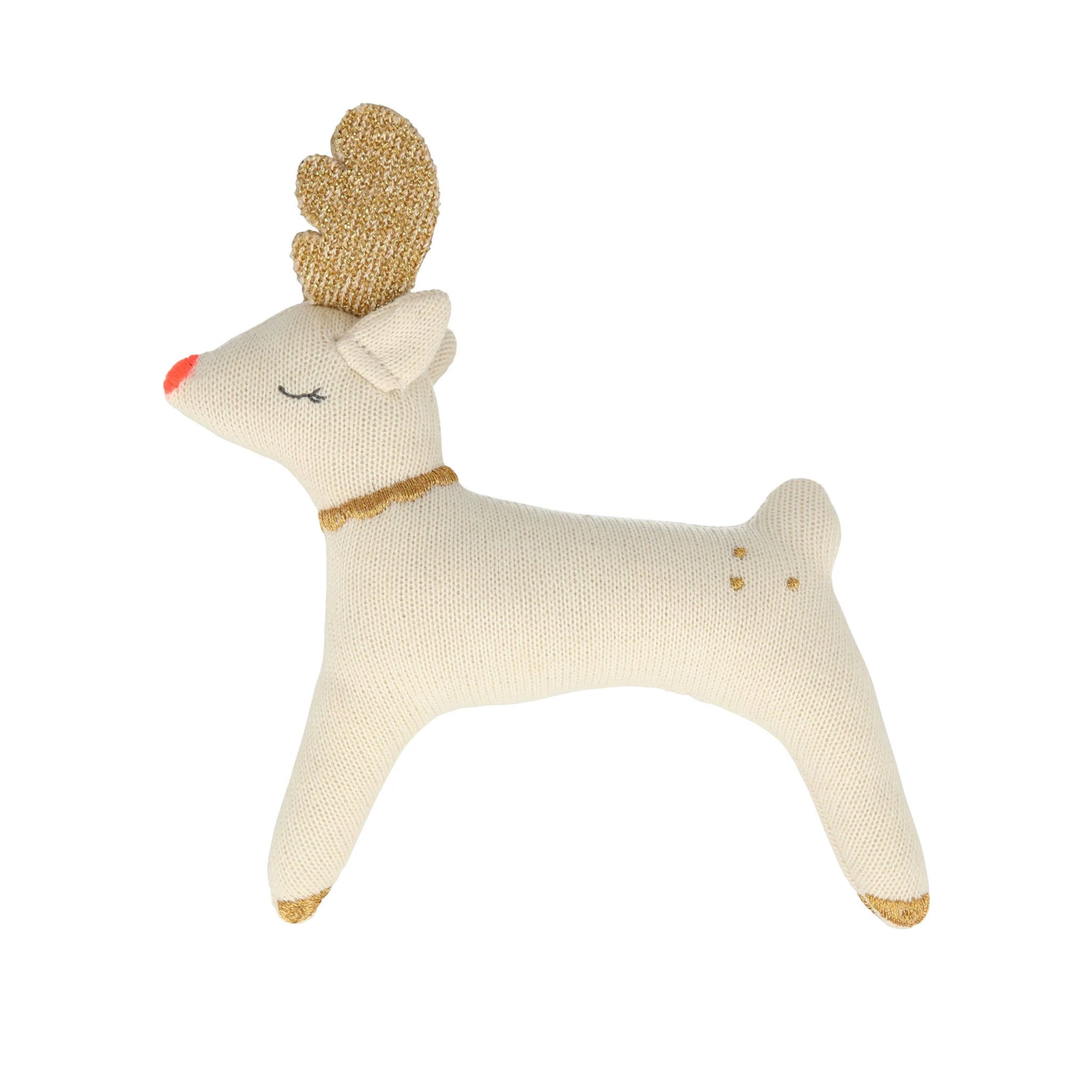 Meri Meri Party Christmas Reindeer Rattle - bubblegum market