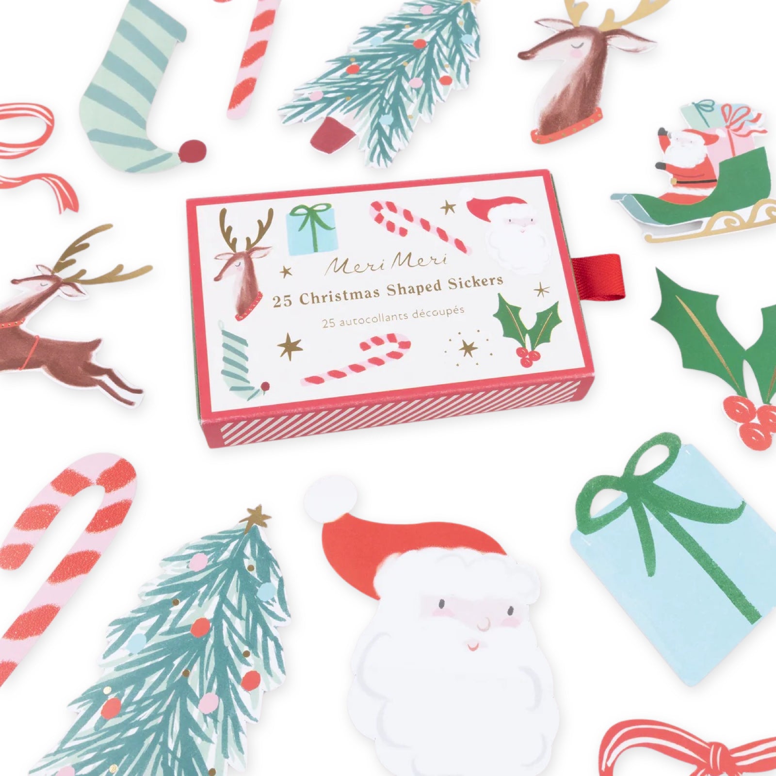 Meri Meri Party Christmas Shaped Stickers - bubblegum market