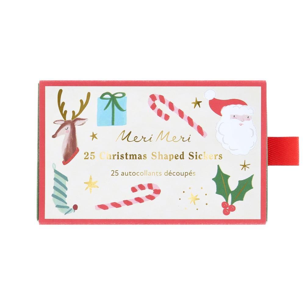Meri Meri Party Christmas Shaped Stickers - bubblegum market