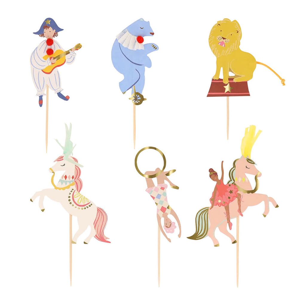 meri-meri-party-circus-cupcake-kit-toppers-lion-acrobat