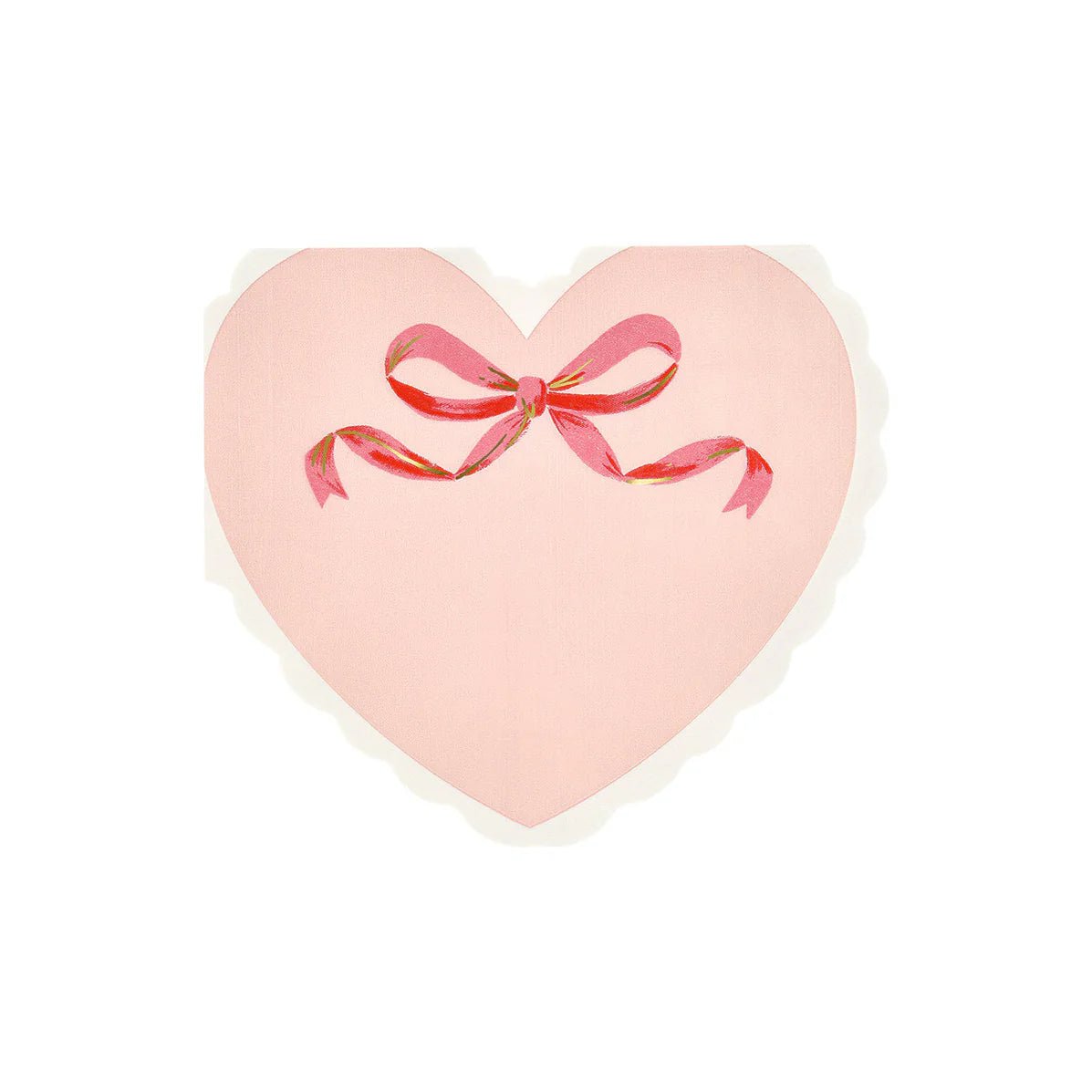 Meri Meri Party Coquette Heart Napkins - bubblegum market