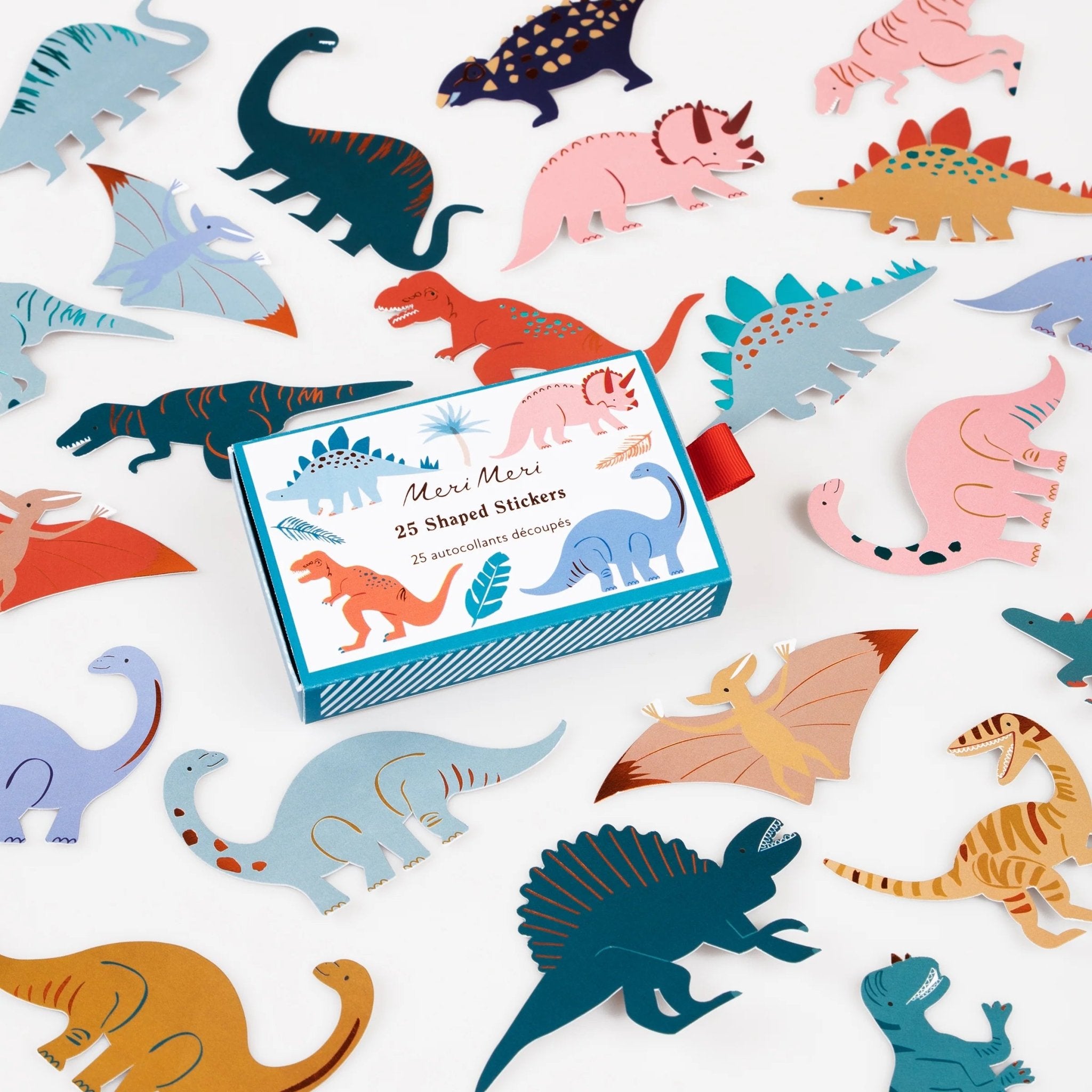 Meri Meri Party Dinosaur Shaped Stickers Box - bubblegum market