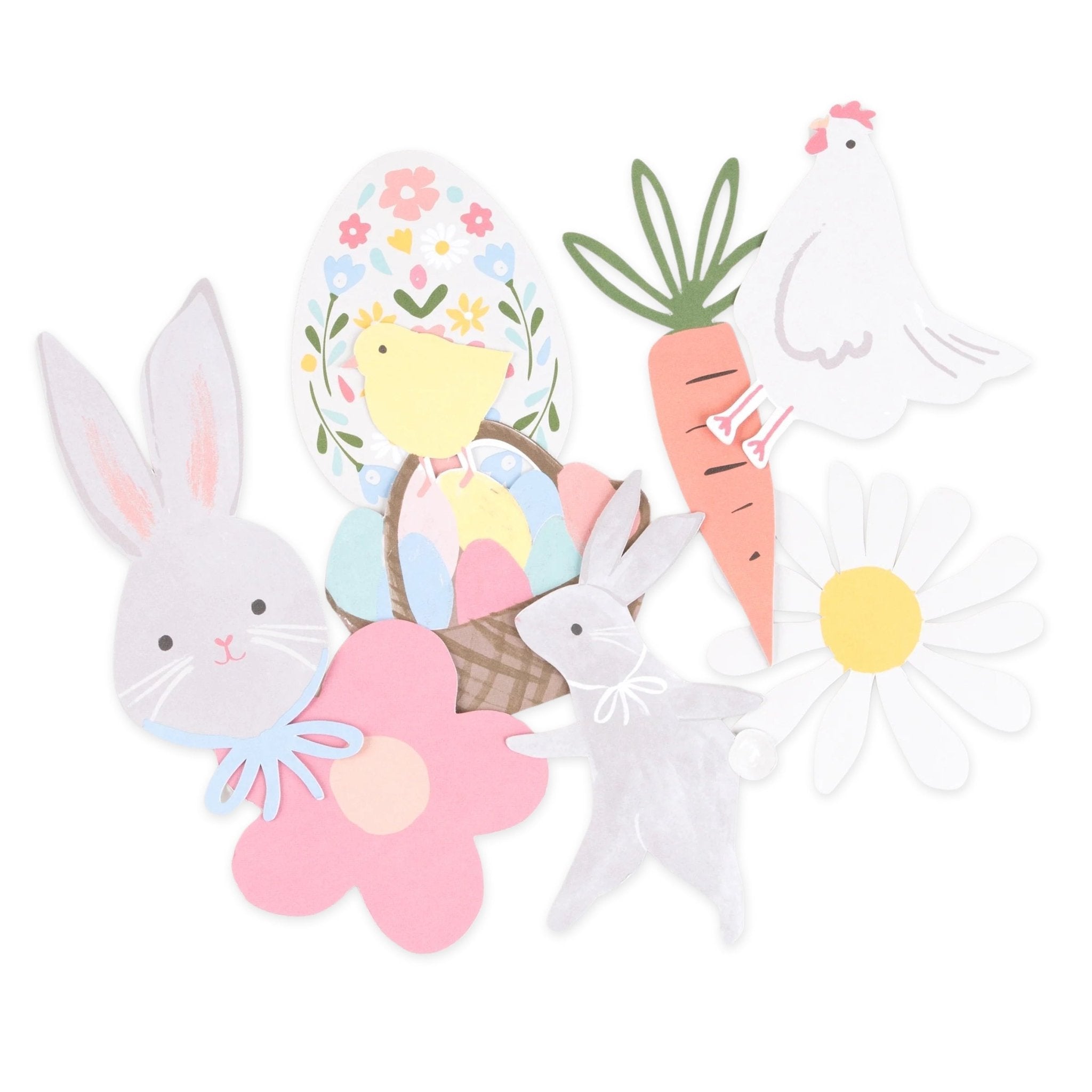 Meri Meri Party Easter Shaped Stickers Box - bubblegum market