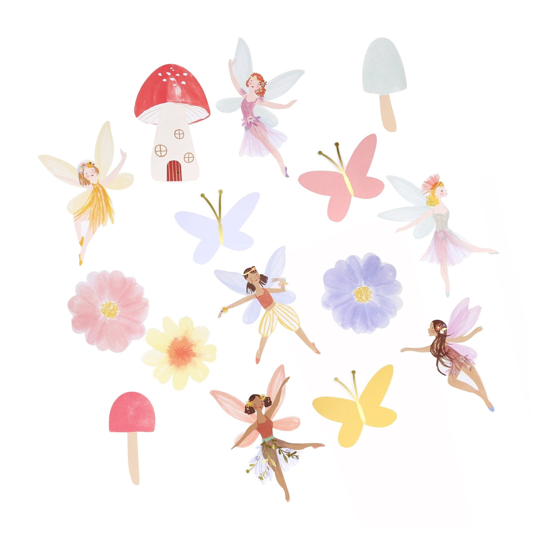 Meri Meri Party Fairy Shaped Stickers Box - bubblegum market