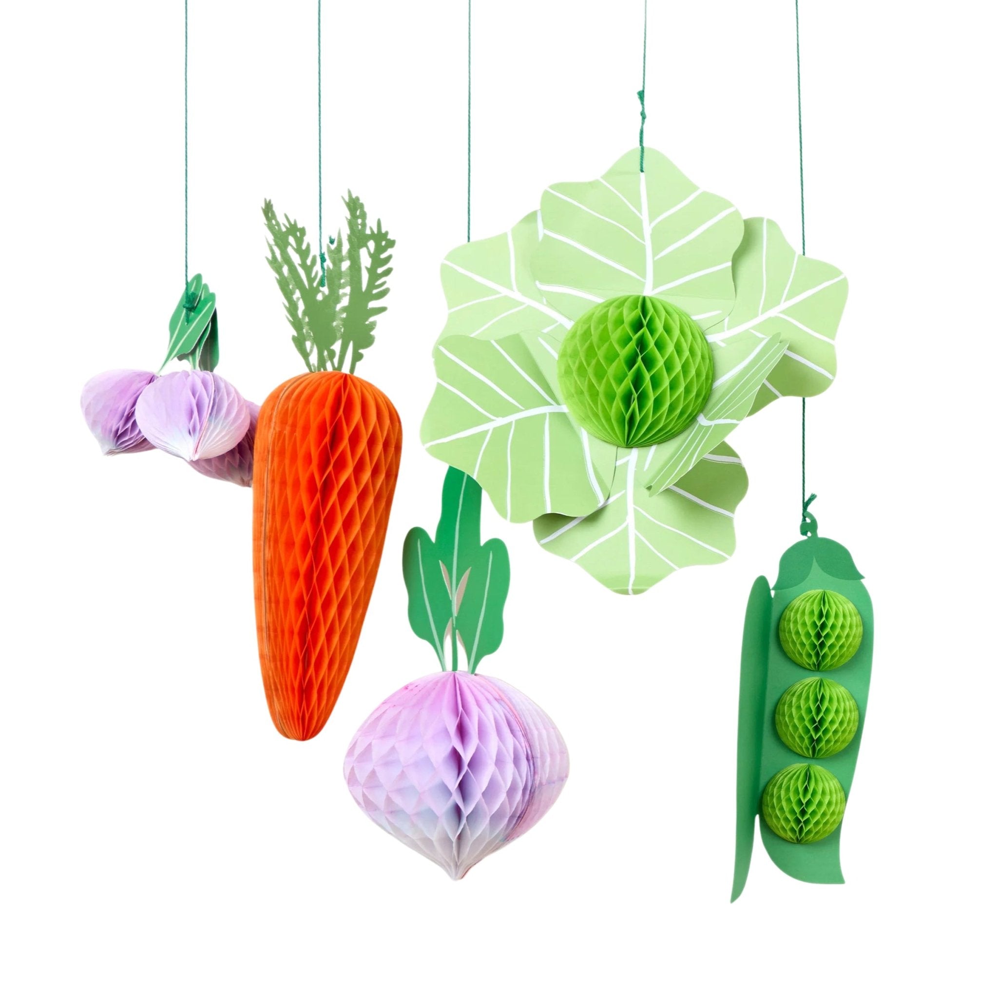 Meri Meri Party Giant Vegetable Decorations - bubblegum market