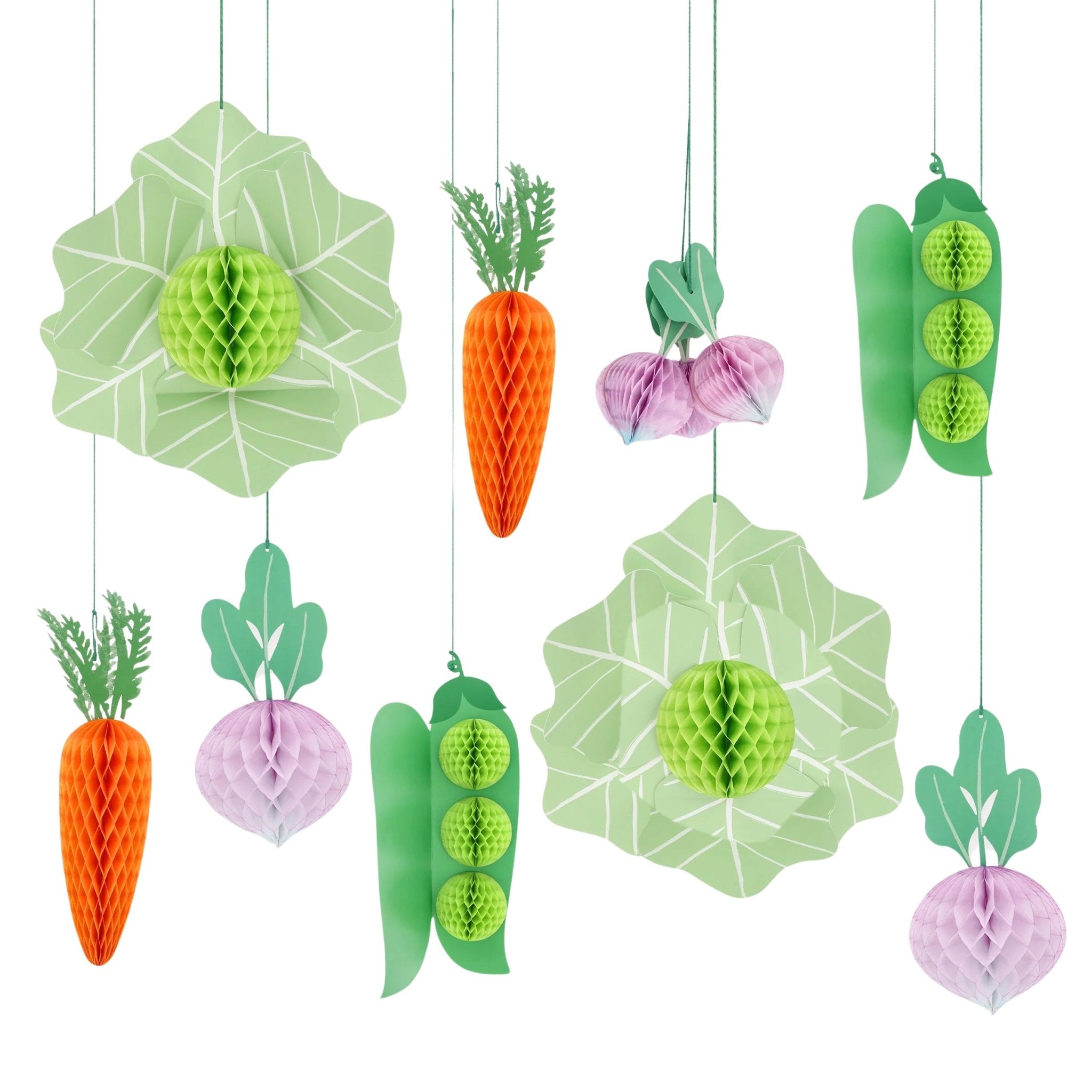 Meri Meri Party Giant Vegetable Decorations - bubblegum market