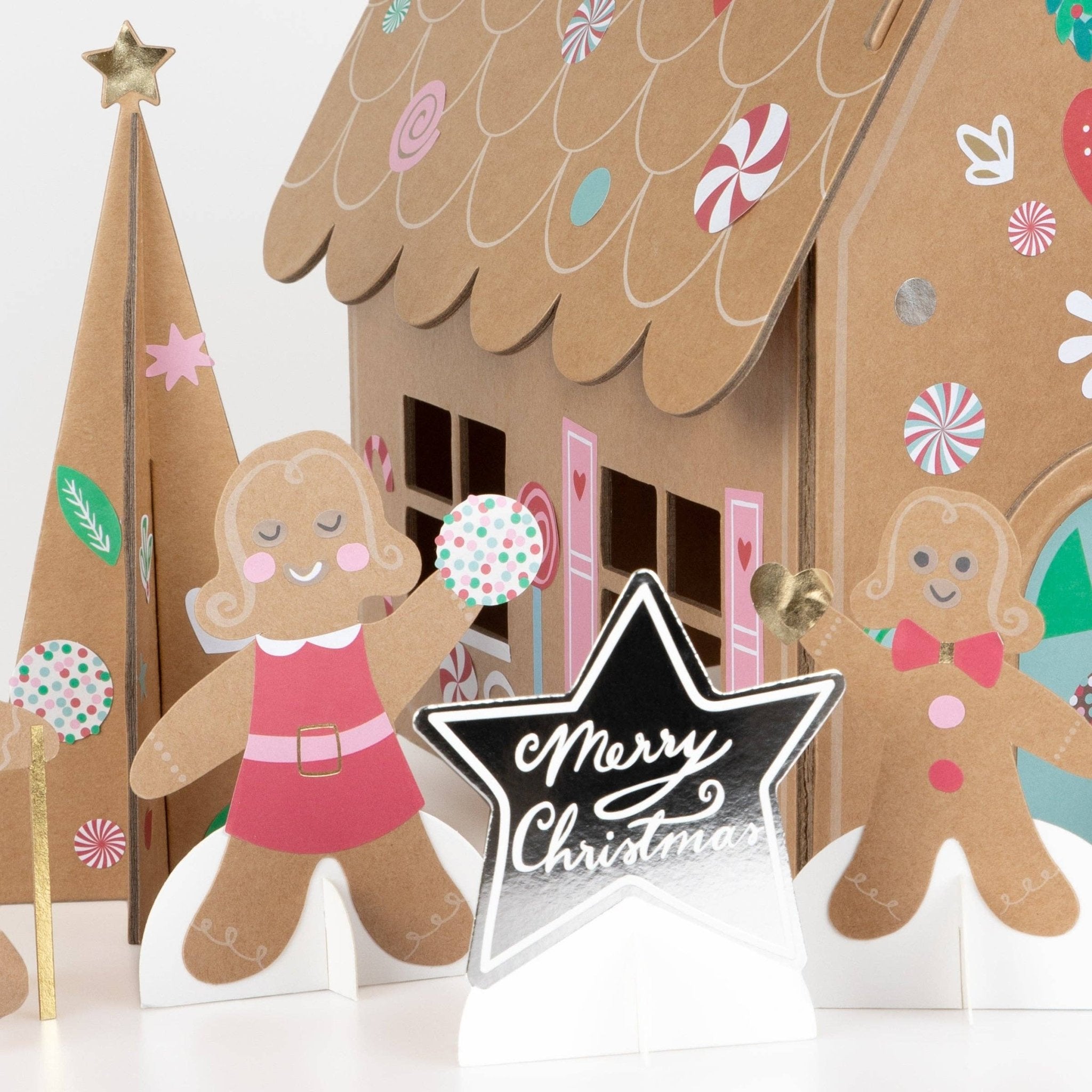 Meri Meri Party Gingerbread Sticker Advent Calendar - bubblegum market
