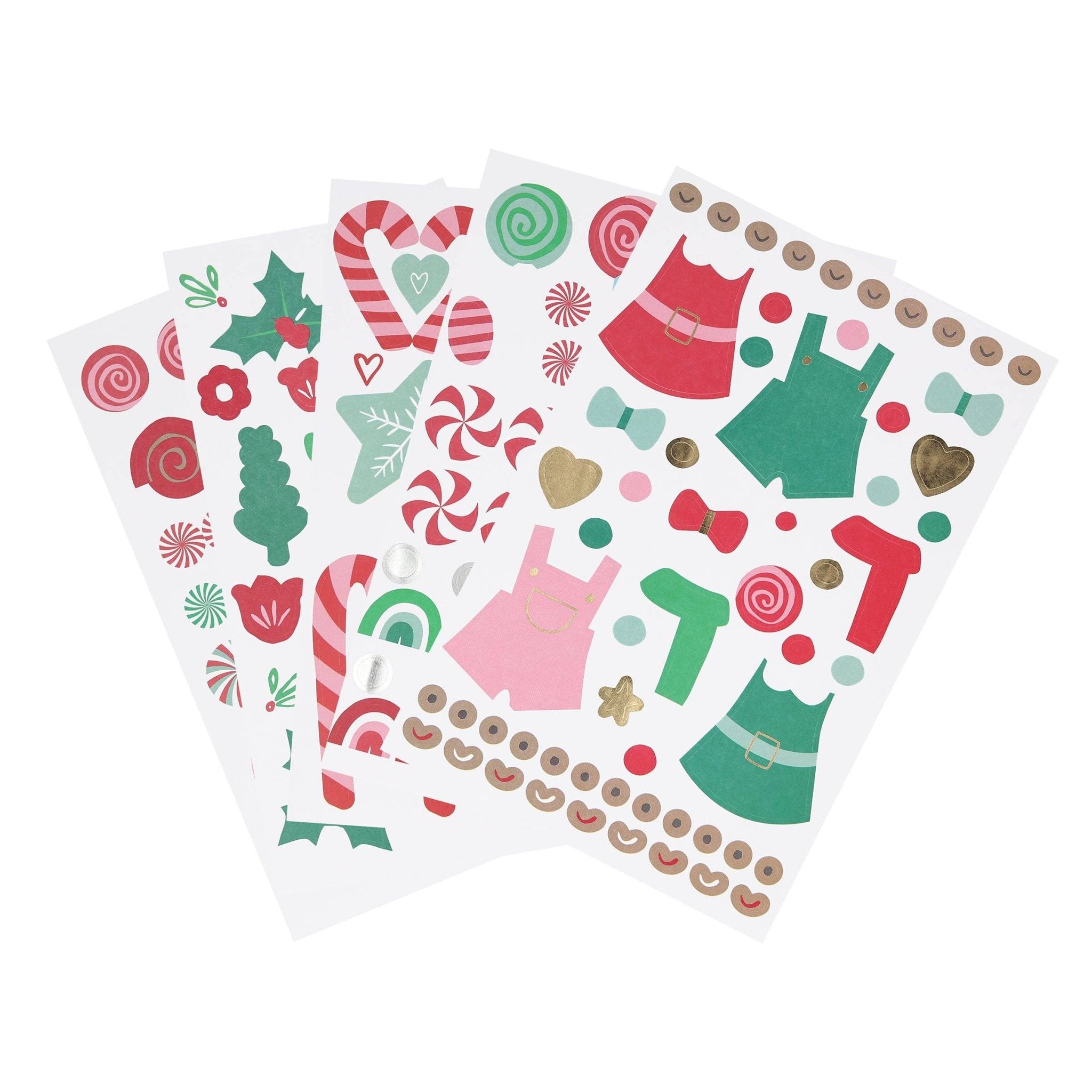Meri Meri Party Gingerbread Sticker Advent Calendar - bubblegum market