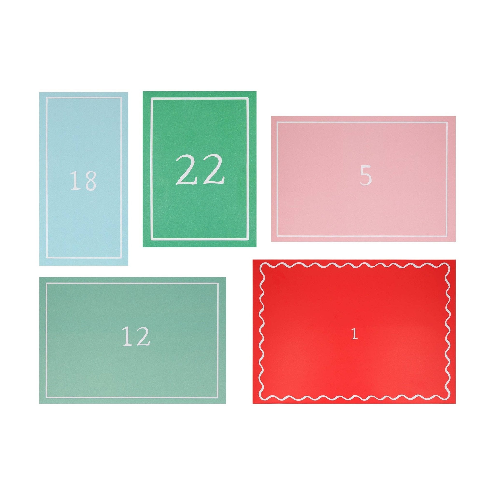 Meri Meri Party Gingerbread Sticker Advent Calendar - bubblegum market