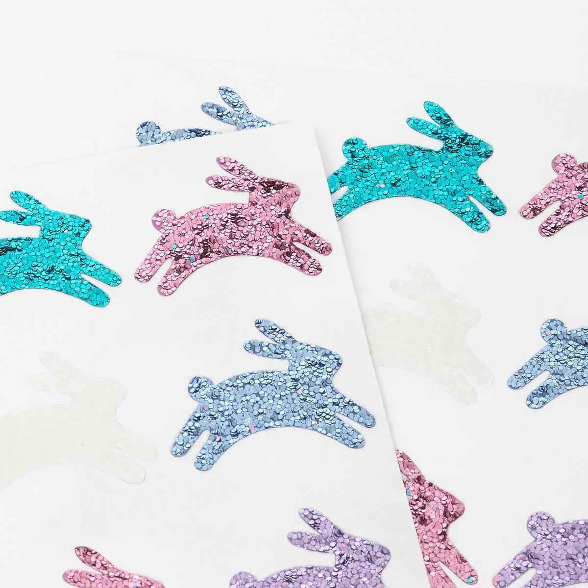 Meri Meri Party Glitter Bunny Stickers - bubblegum market