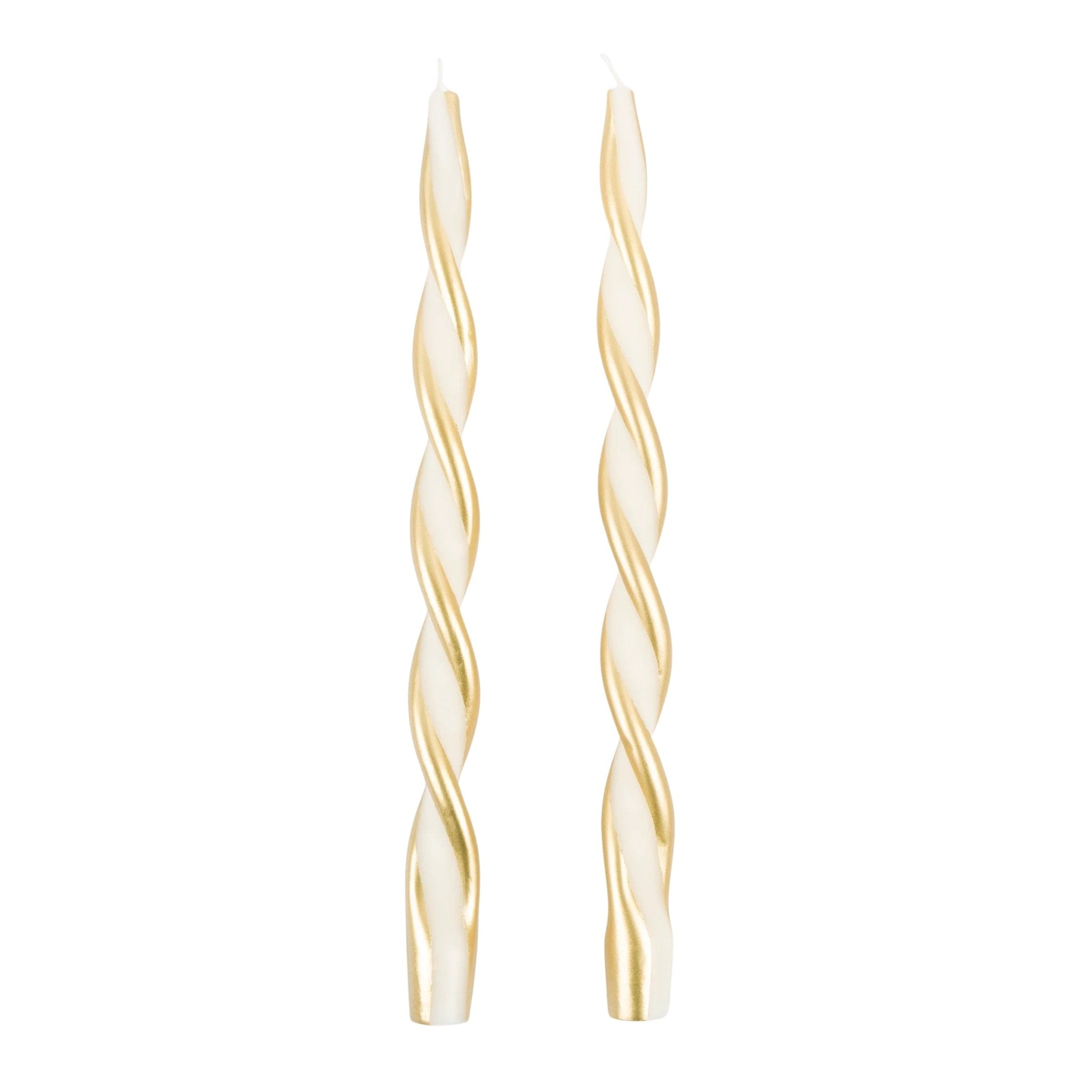 Meri Meri Party Gold Stripe Twist Candles - bubblegum market