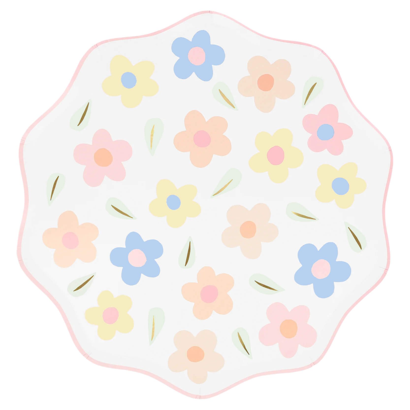 Meri Meri Party Happy Flowers Dinner Plates 10.5" - bubblegum market