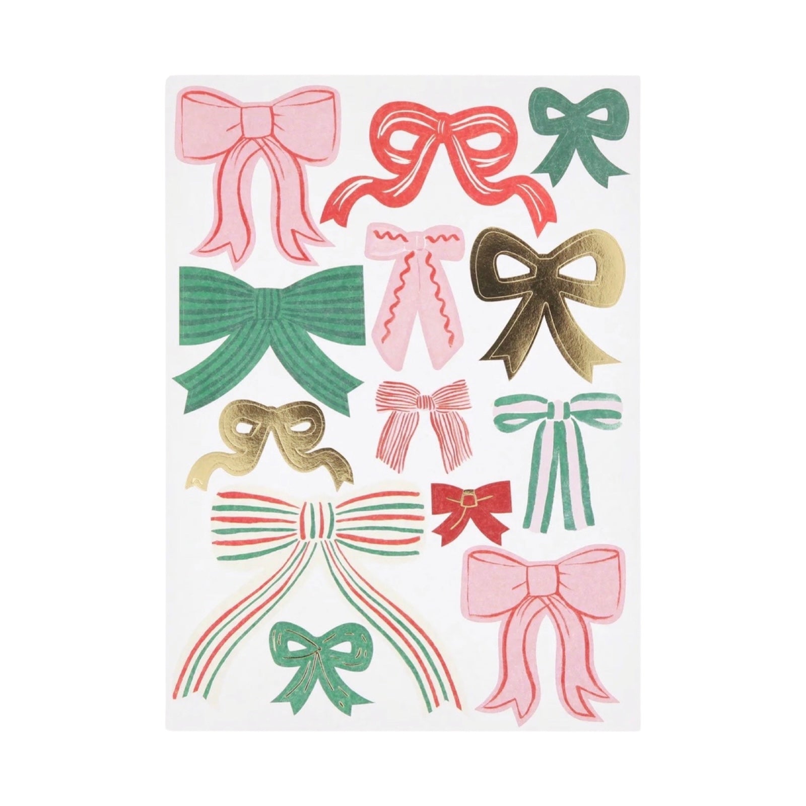 Meri Meri Party Holiday Bow Stickers - bubblegum market