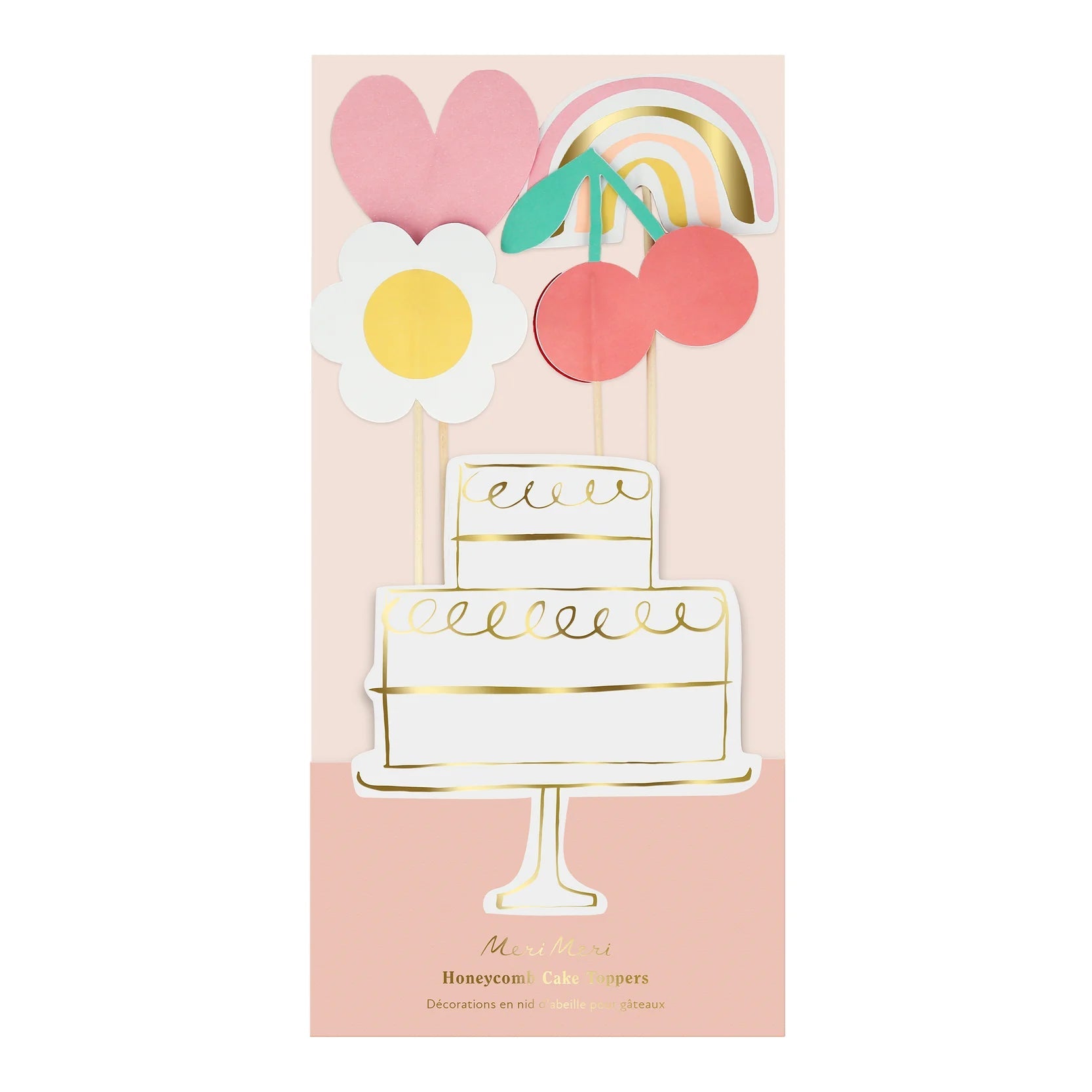 Meri Meri Party Icons Cake Toppers - bubblegum market