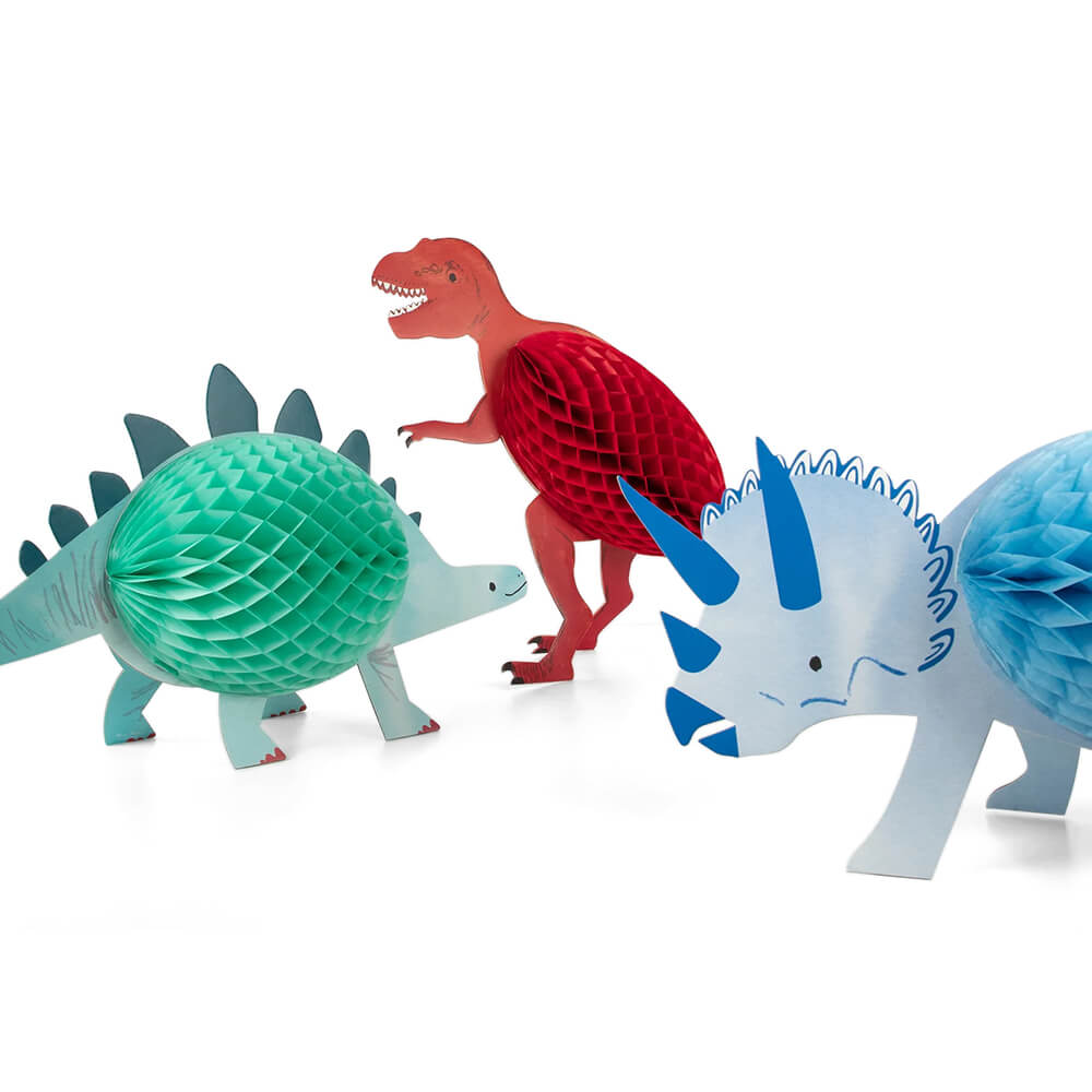 meri-meri-party-large-honeycomb-dinosaur-decorations-red-blue-green