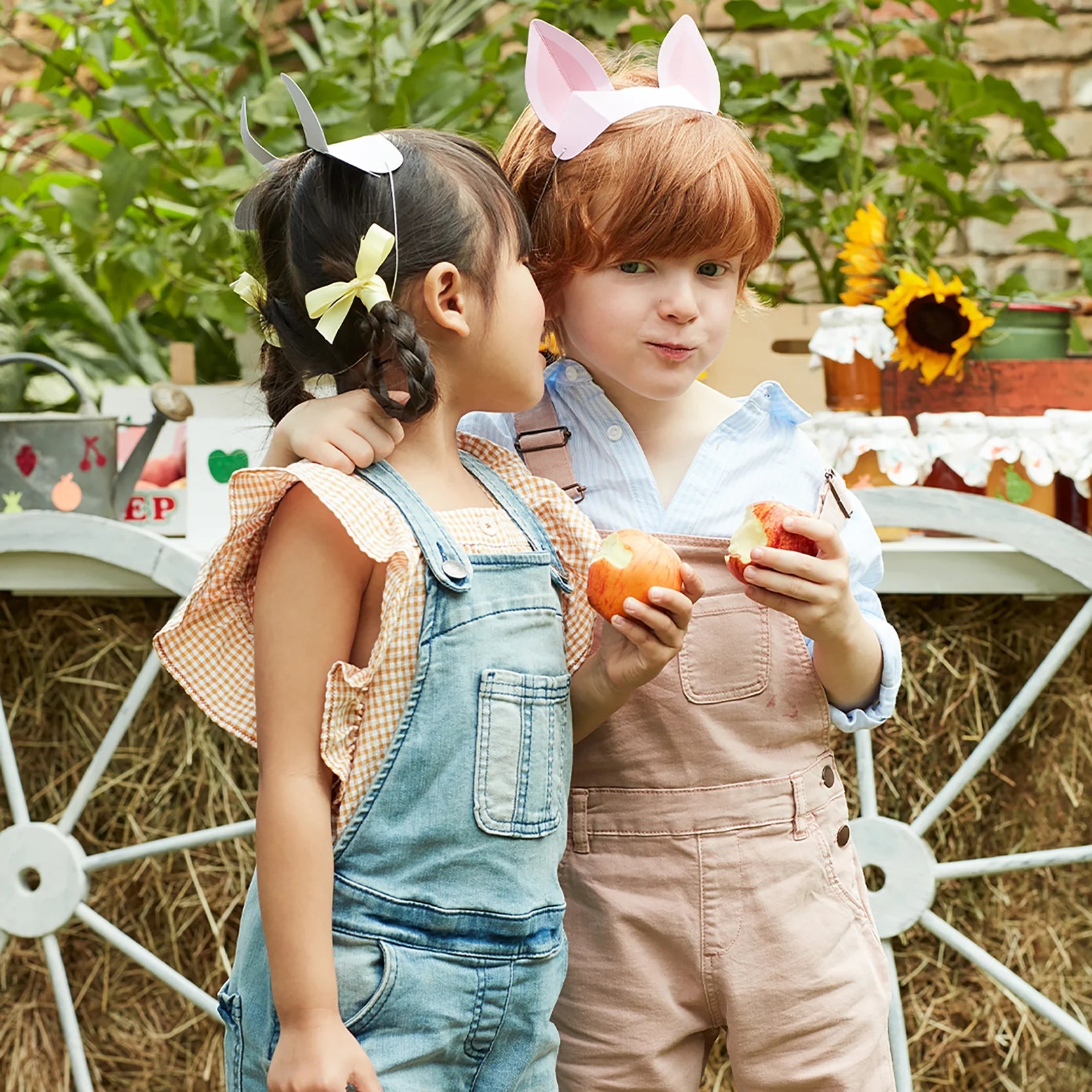 Meri Meri Party On The Farm Animal Ears - bubblegum market