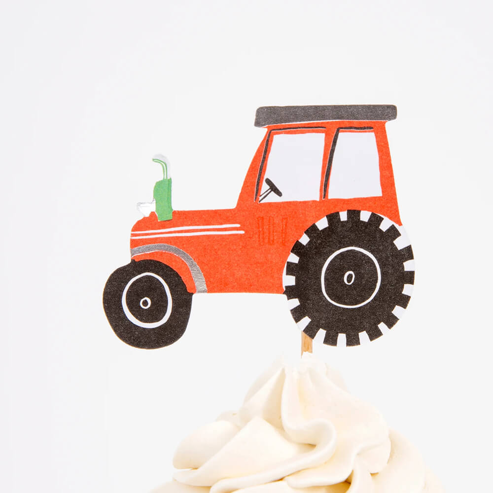 meri-meri-party-on-the-farm-cupcake-kit-packaged-red-tractor-topper