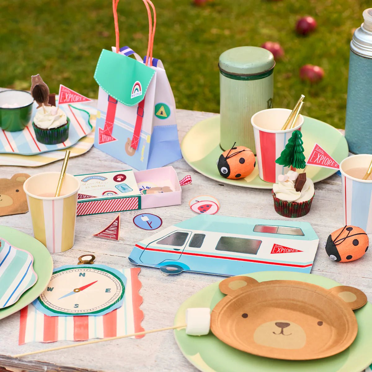 Meri Meri Party Outdoor Adventures Cupcake Kit - bubblegum market
