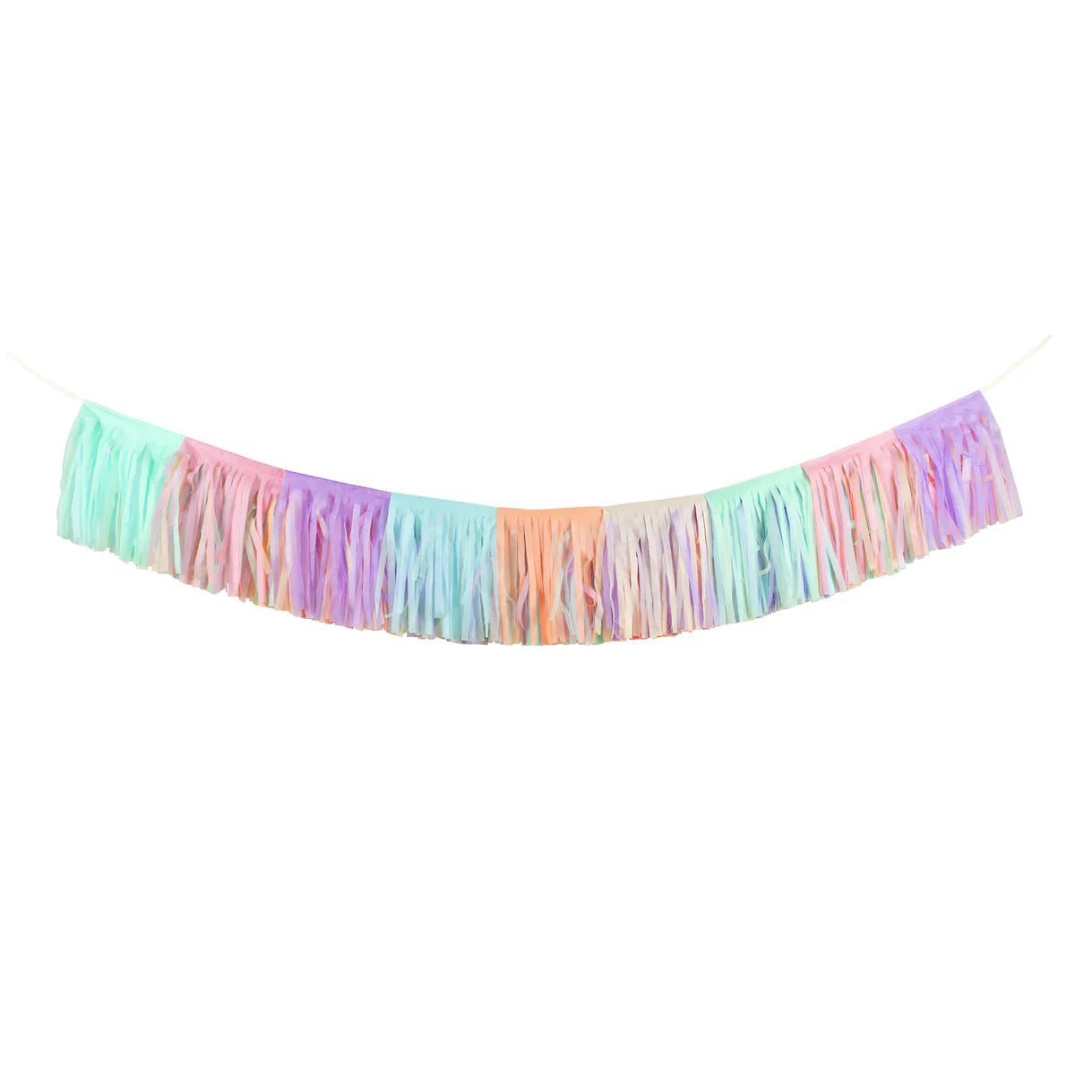 Meri Meri Party Pastel Fringe Garland - bubblegum market
