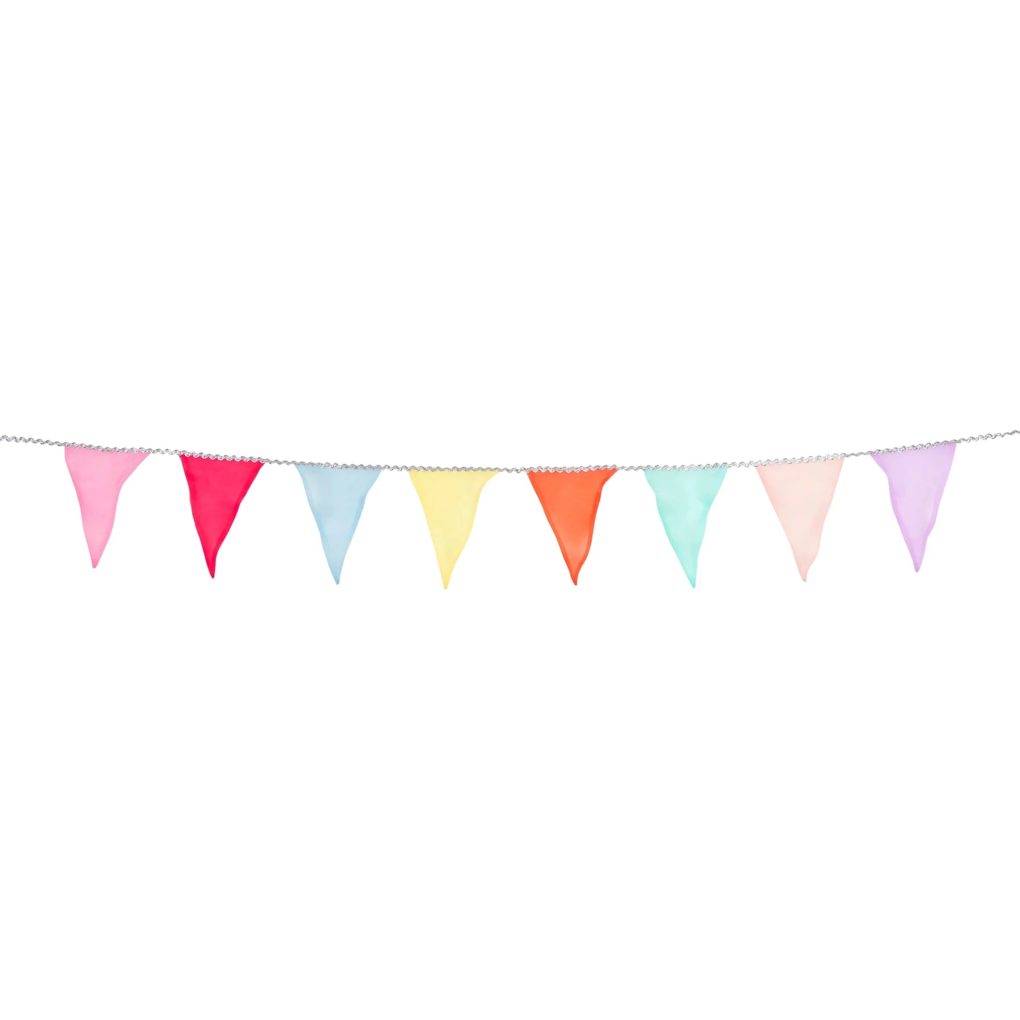 Meri Meri Party Pastel Rainbow Organza Garland - bubblegum market