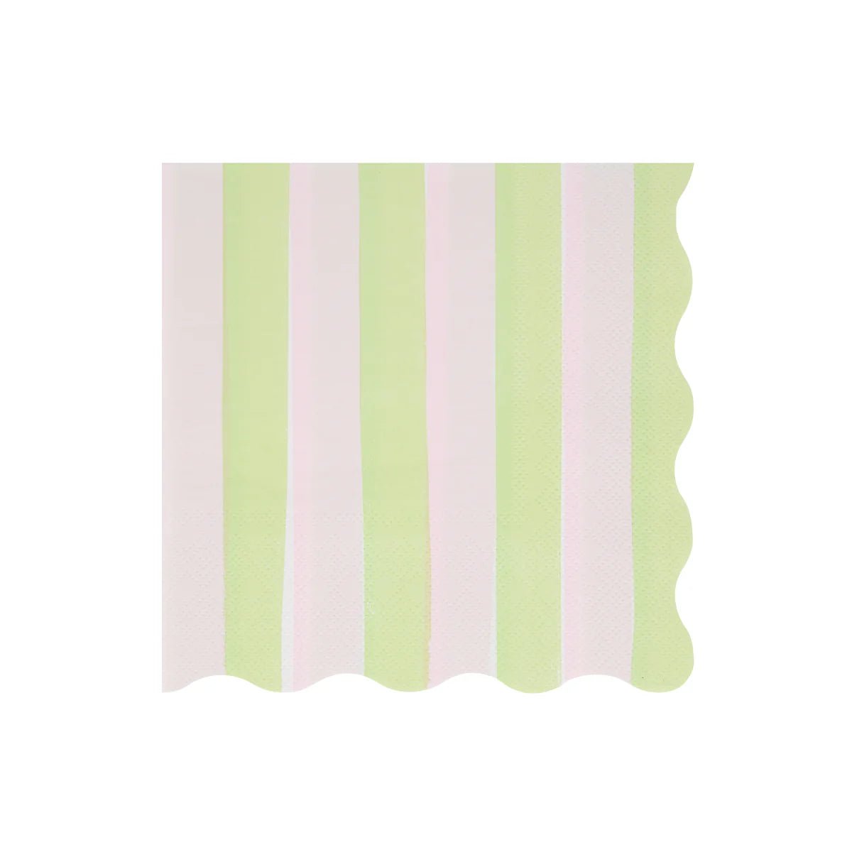 Meri Meri Party Pastel Stripe Large Napkins - bubblegum market