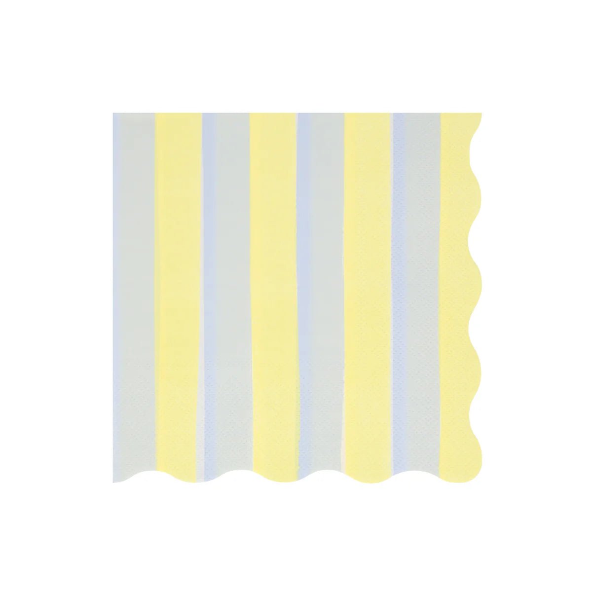 Meri Meri Party Pastel Stripe Large Napkins - bubblegum market