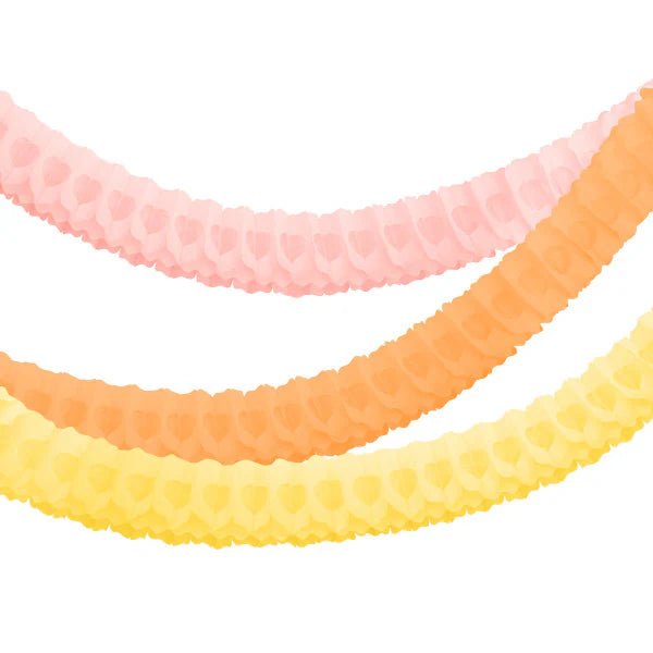 Meri Meri Party Pink Honeycomb Garlands (Set of 3) - bubblegum market