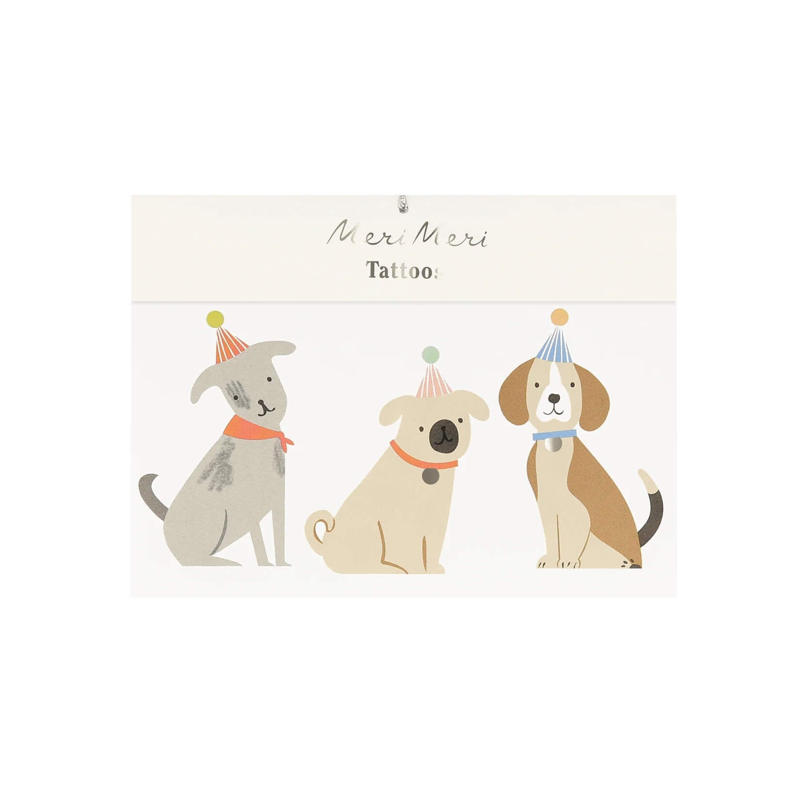 Meri Meri Party Puppy Tattoos - bubblegum market