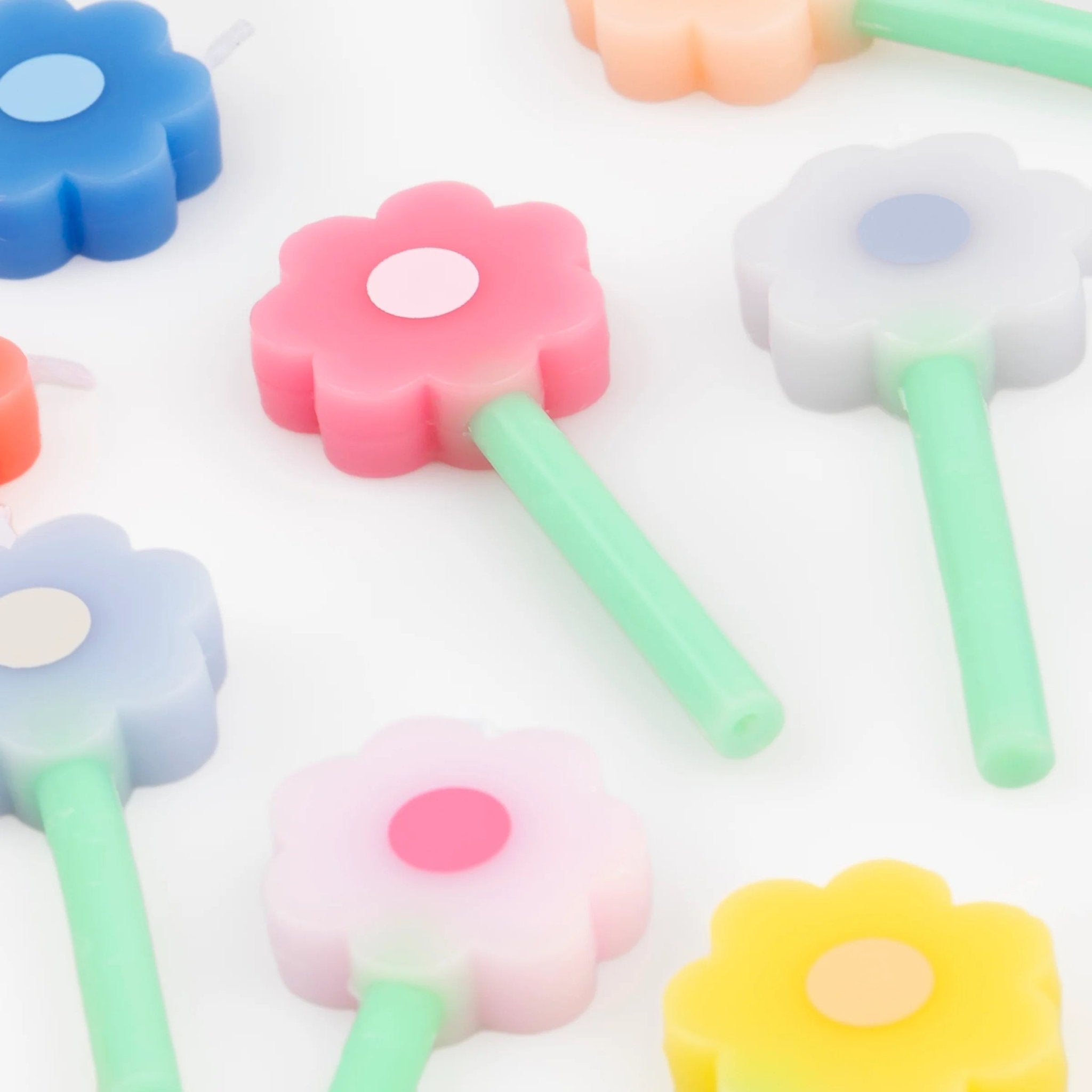 Meri Meri Party Rainbow Daisy Candles - bubblegum market