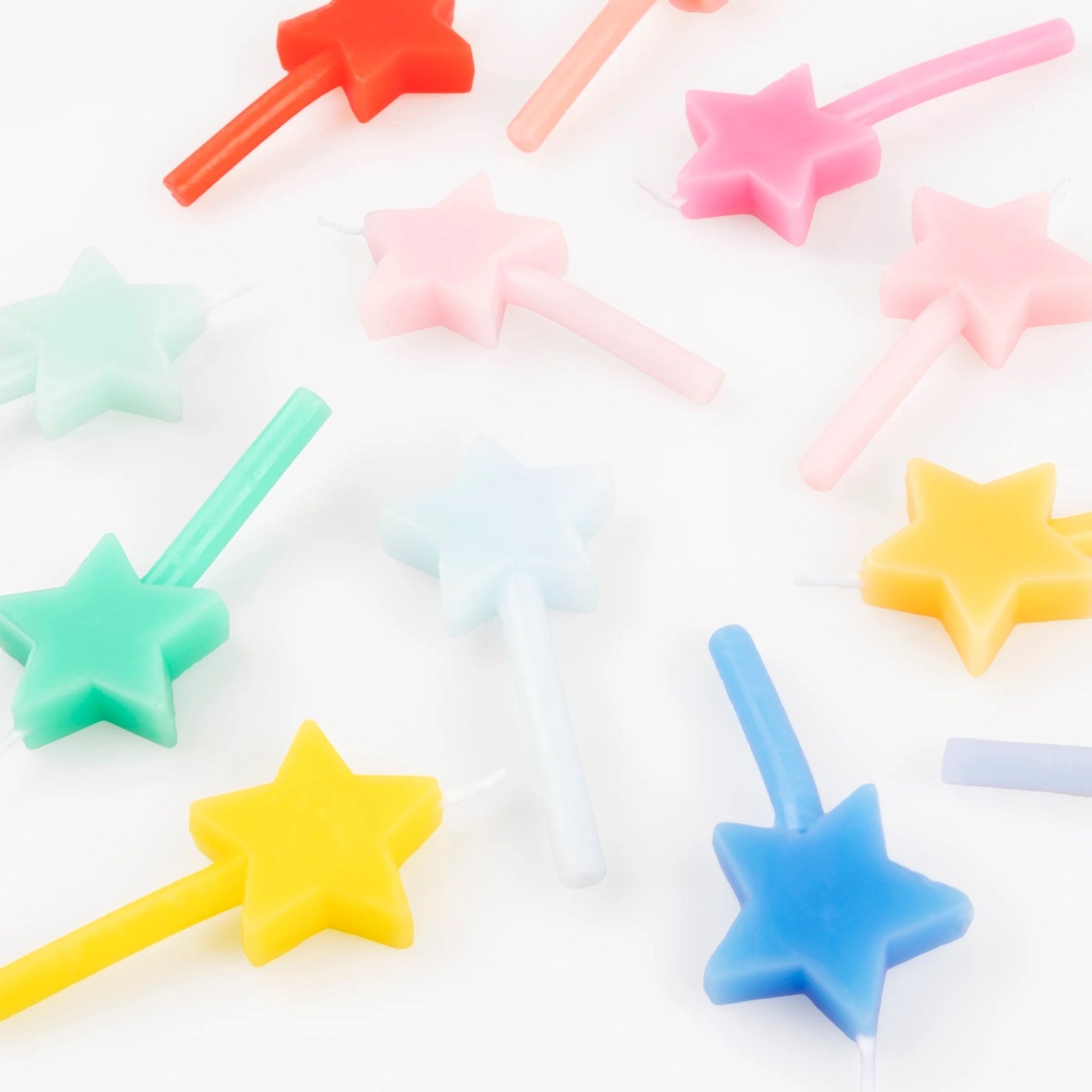 Meri Meri Party Rainbow Star Candles - bubblegum market