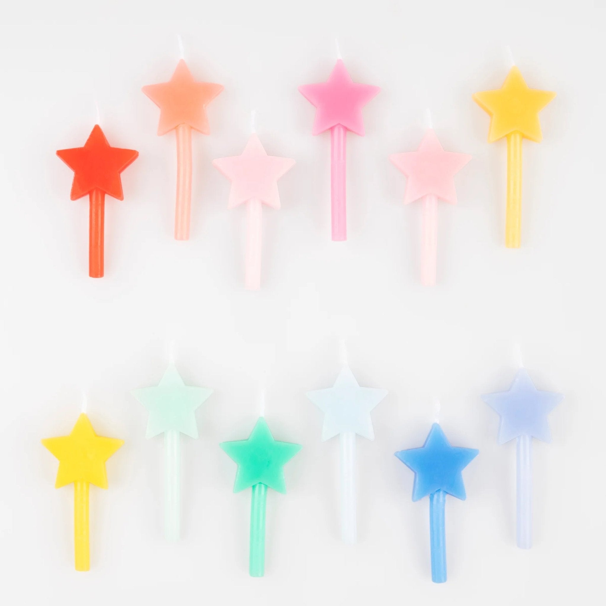 Meri Meri Party Rainbow Star Candles - bubblegum market