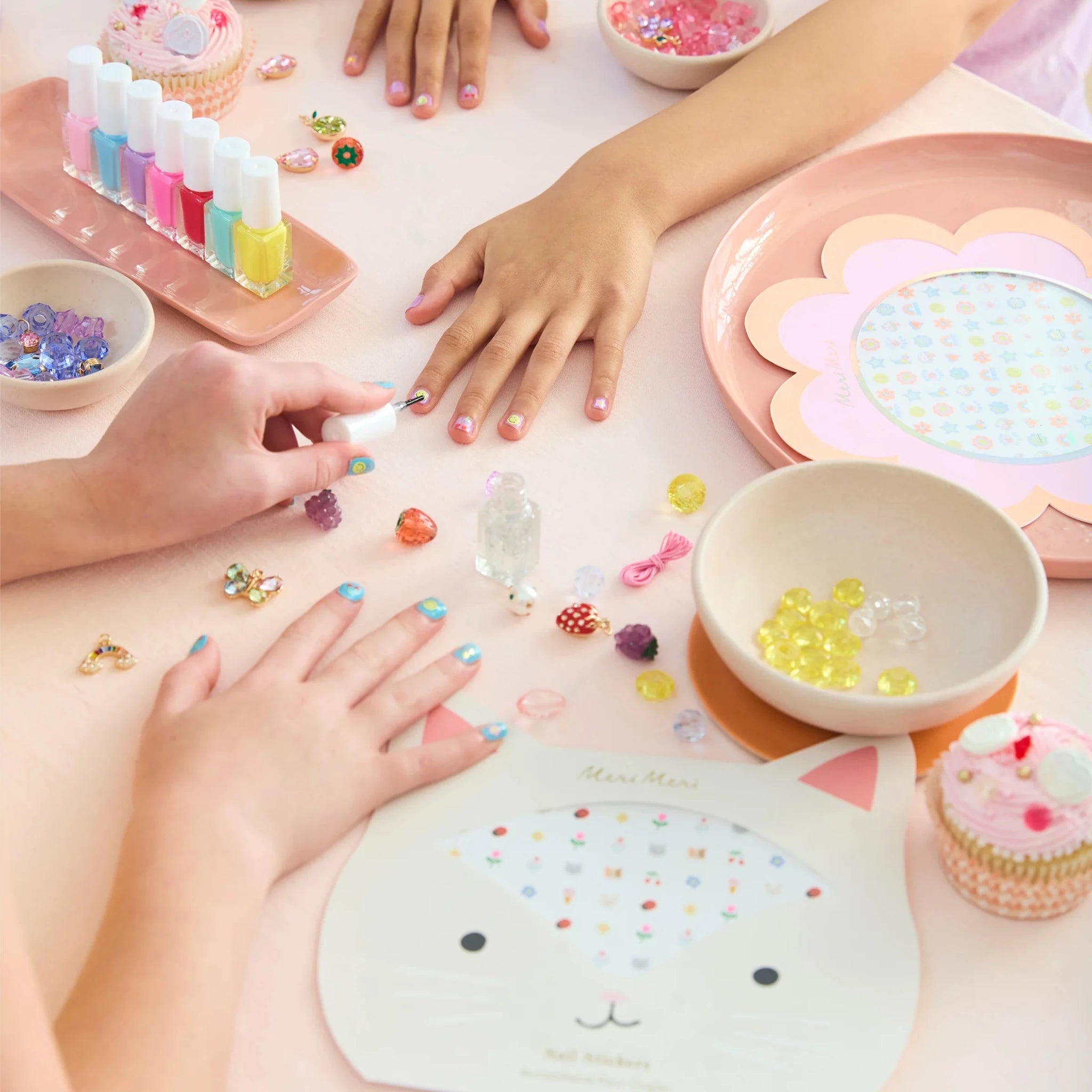 Meri Meri Party Rainbow Unicorn Nail Stickers - bubblegum market