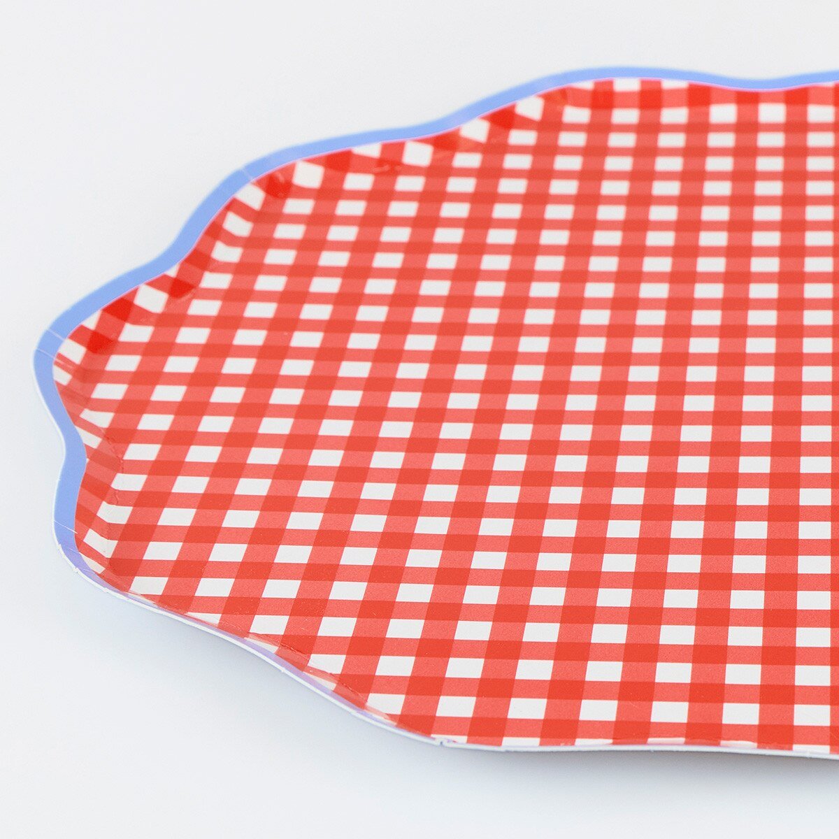 Meri Meri Party Red Gingham Side Plates 8.5" - bubblegum market