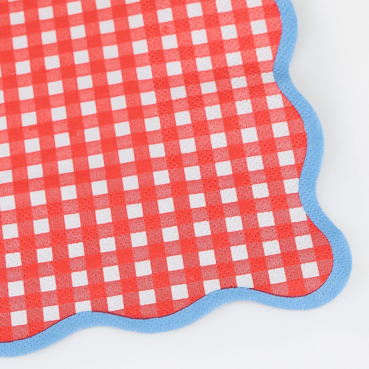 Meri Meri Party Red Gingham Small Napkins - bubblegum market