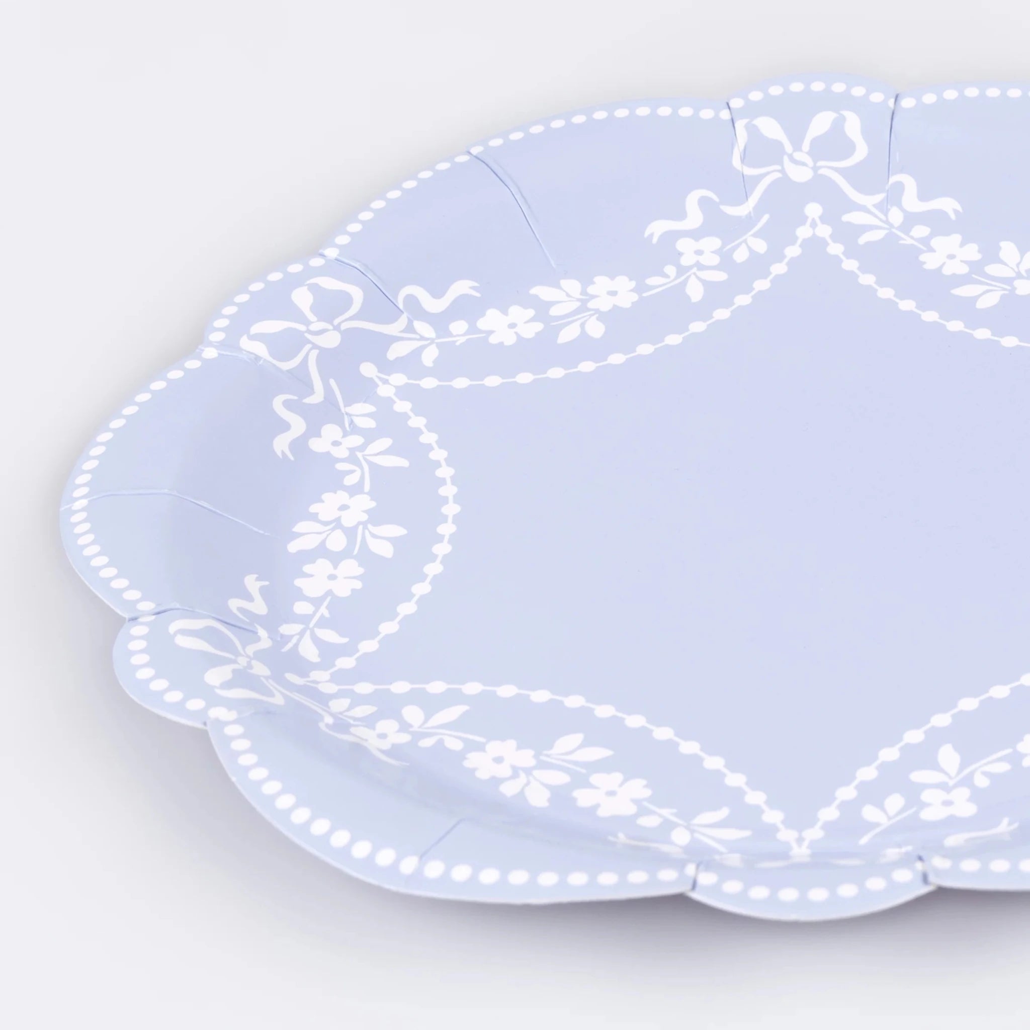 Meri Meri Party Rococo Blue Side Plates 9.25" - bubblegum market