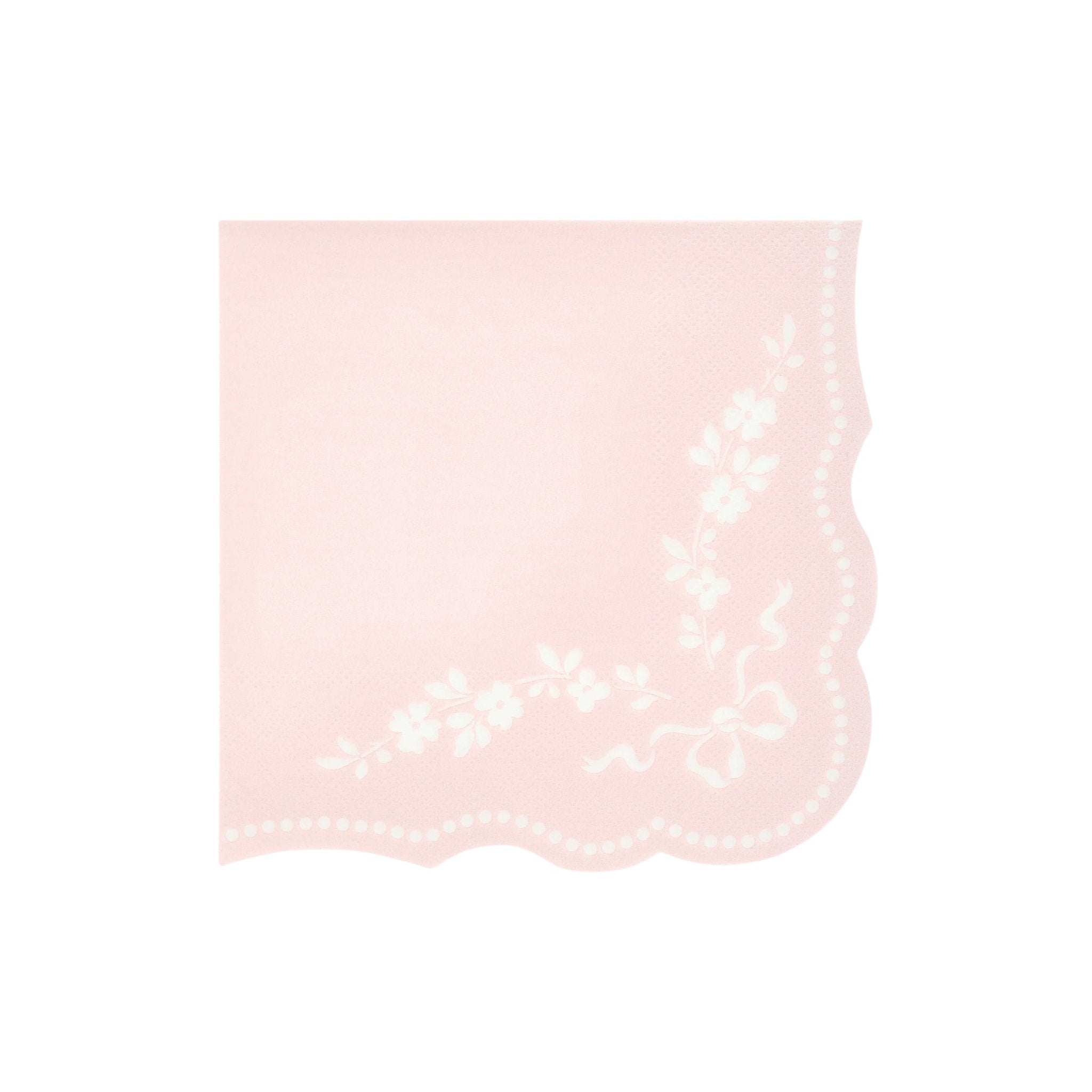 Meri Meri Party Rococo Pink Large Napkins - bubblegum market