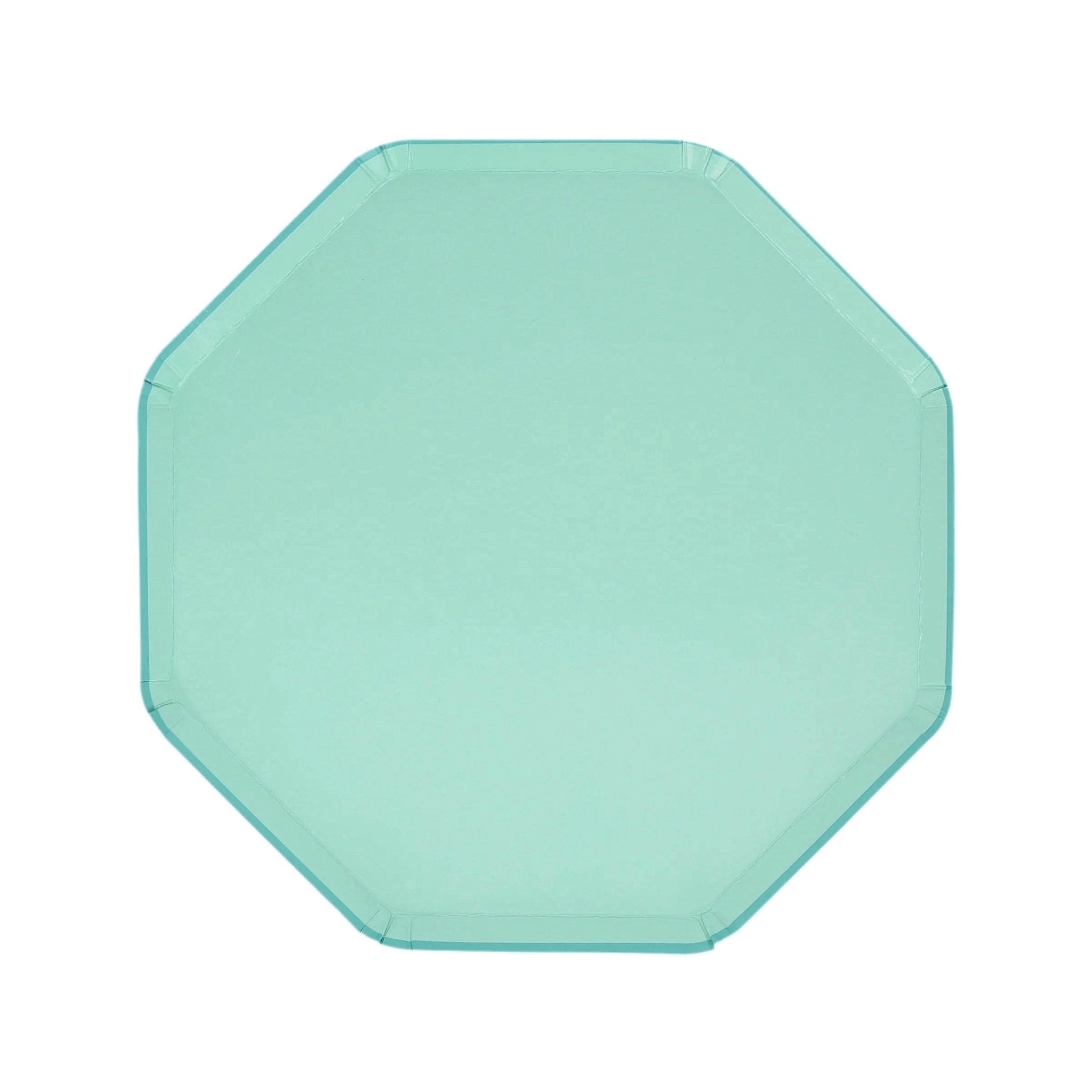 Meri Meri Party Sea Foam Green Side Plates 8.25" - bubblegum market