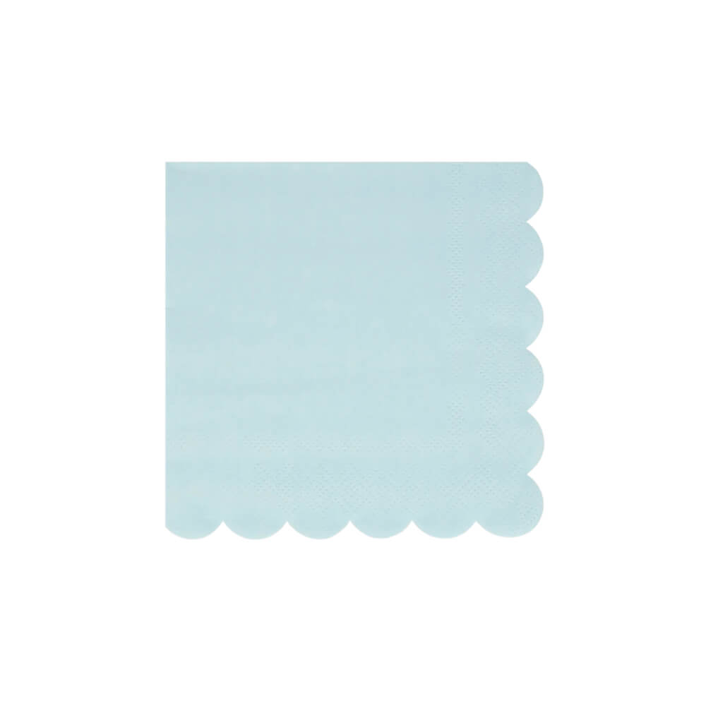 Meri Meri Party Summer Sky Blue Small Napkins - bubblegum market