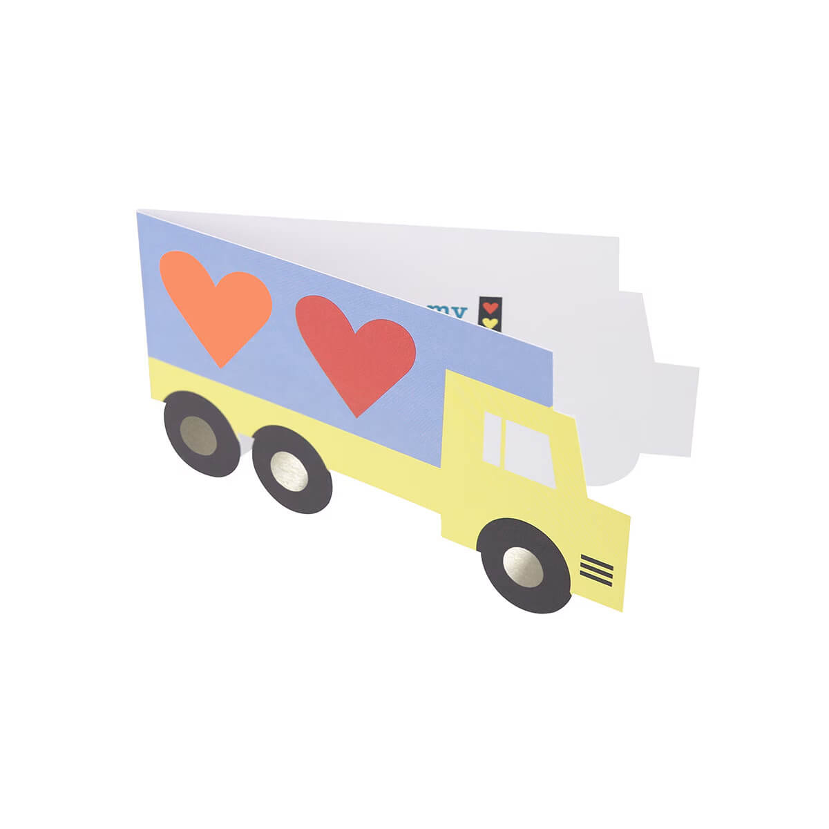 Meri Meri Party Truck Valentine Cards & Stickers Set (24ct) - bubblegum market