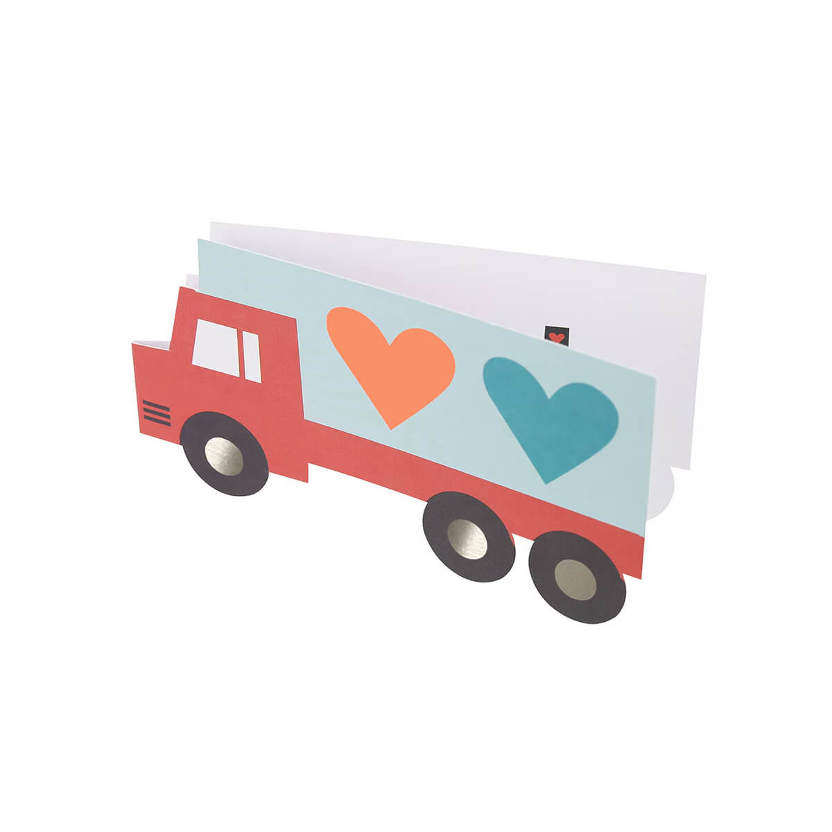 Meri Meri Party Truck Valentine Cards & Stickers Set (24ct) - bubblegum market