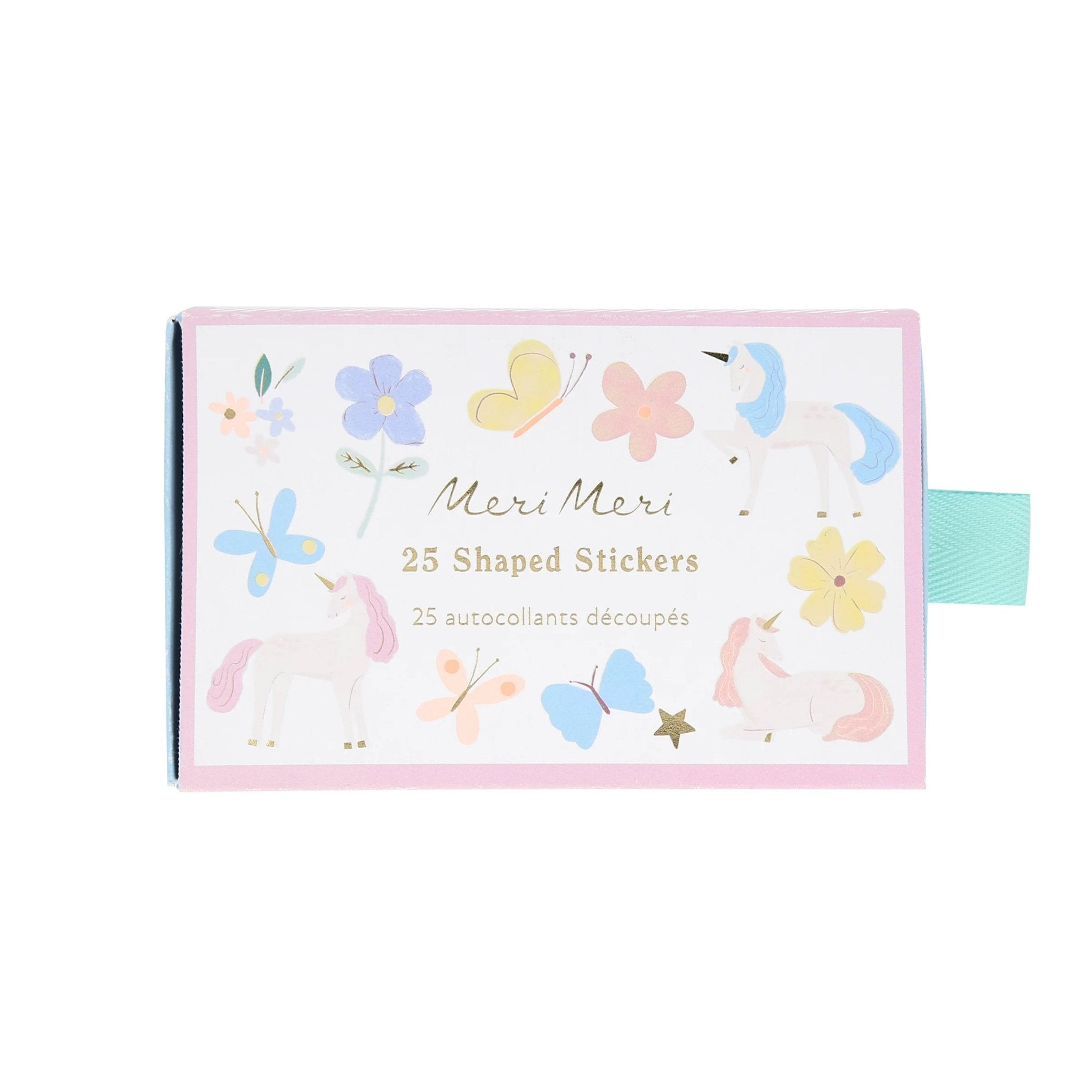 Meri Meri Party Unicorn Shaped Stickers Box - bubblegum market