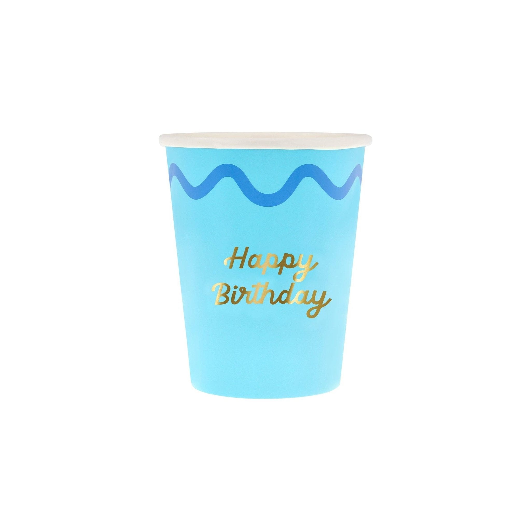 Meri Meri Party Wiggle Edge Cups - bubblegum market