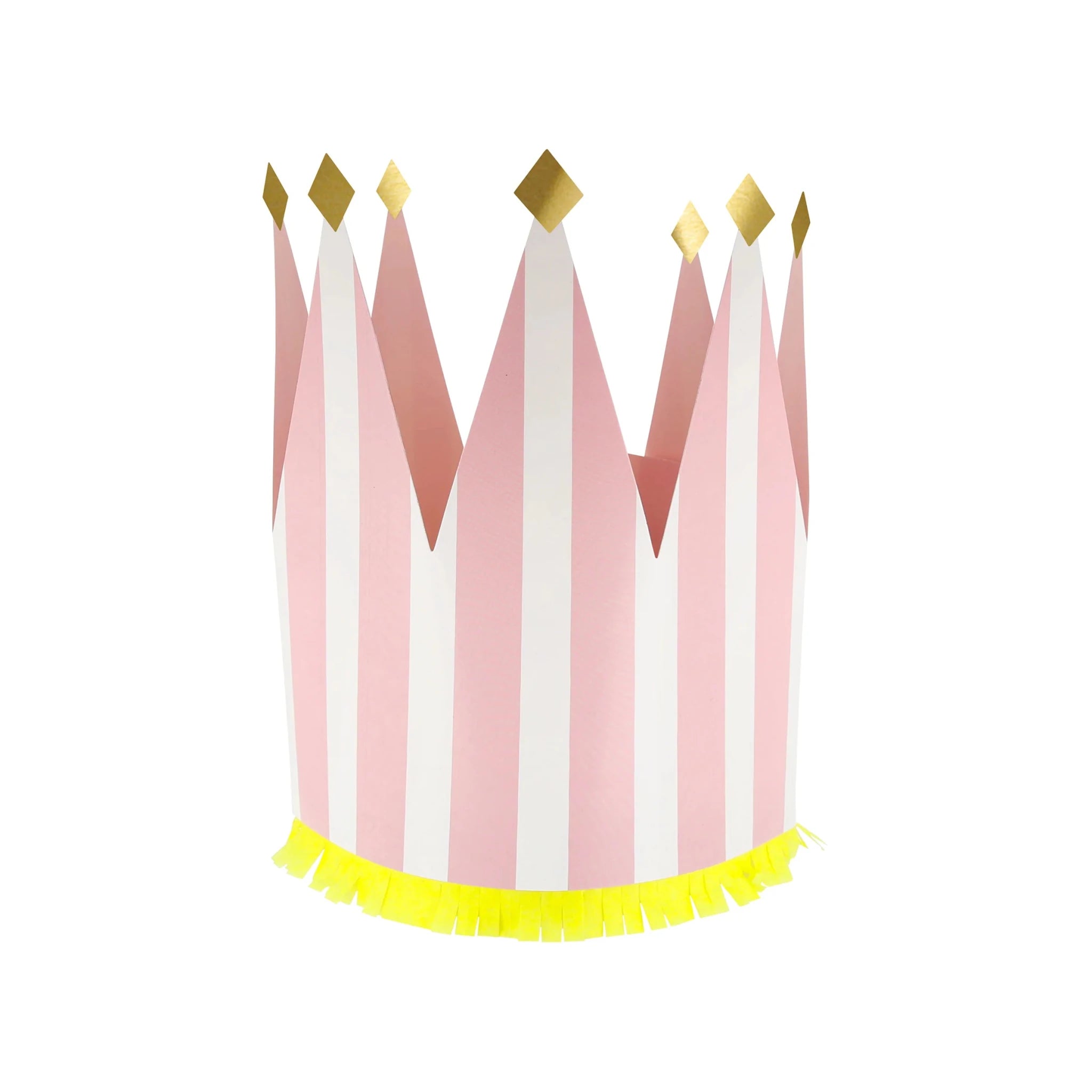 Meri Meri Striped Party Crowns - bubblegum market