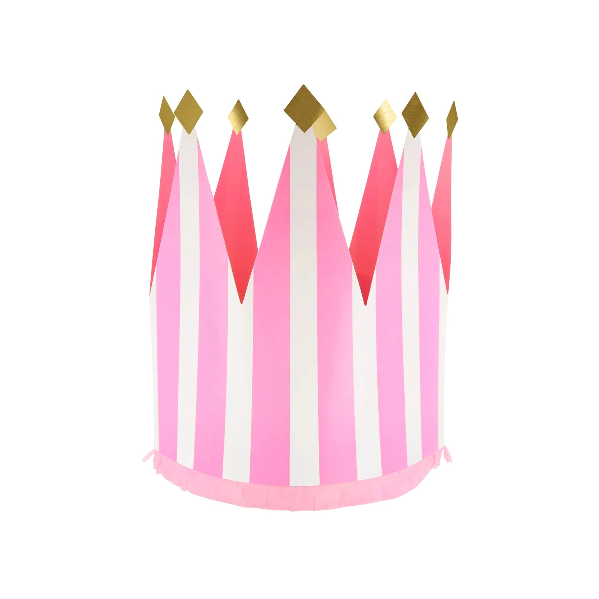 Meri Meri Striped Party Crowns - bubblegum market