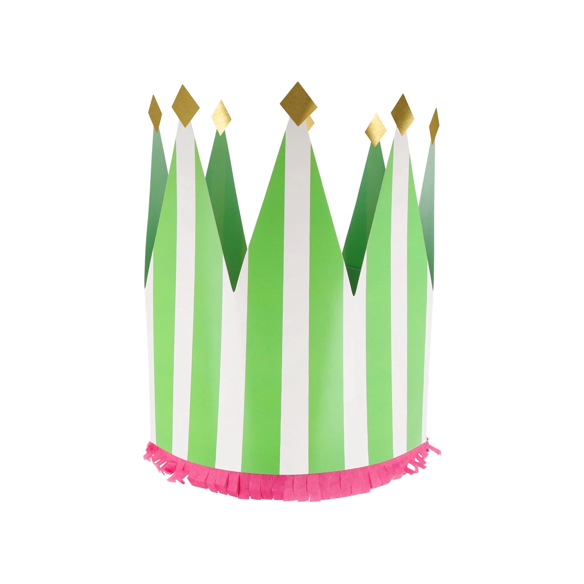 Meri Meri Striped Party Crowns - bubblegum market