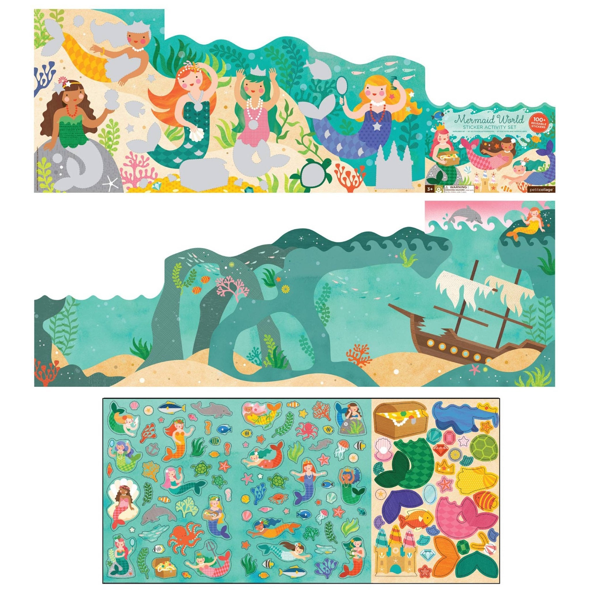 Mermaid World Sticker Activity Set - bubblegum market