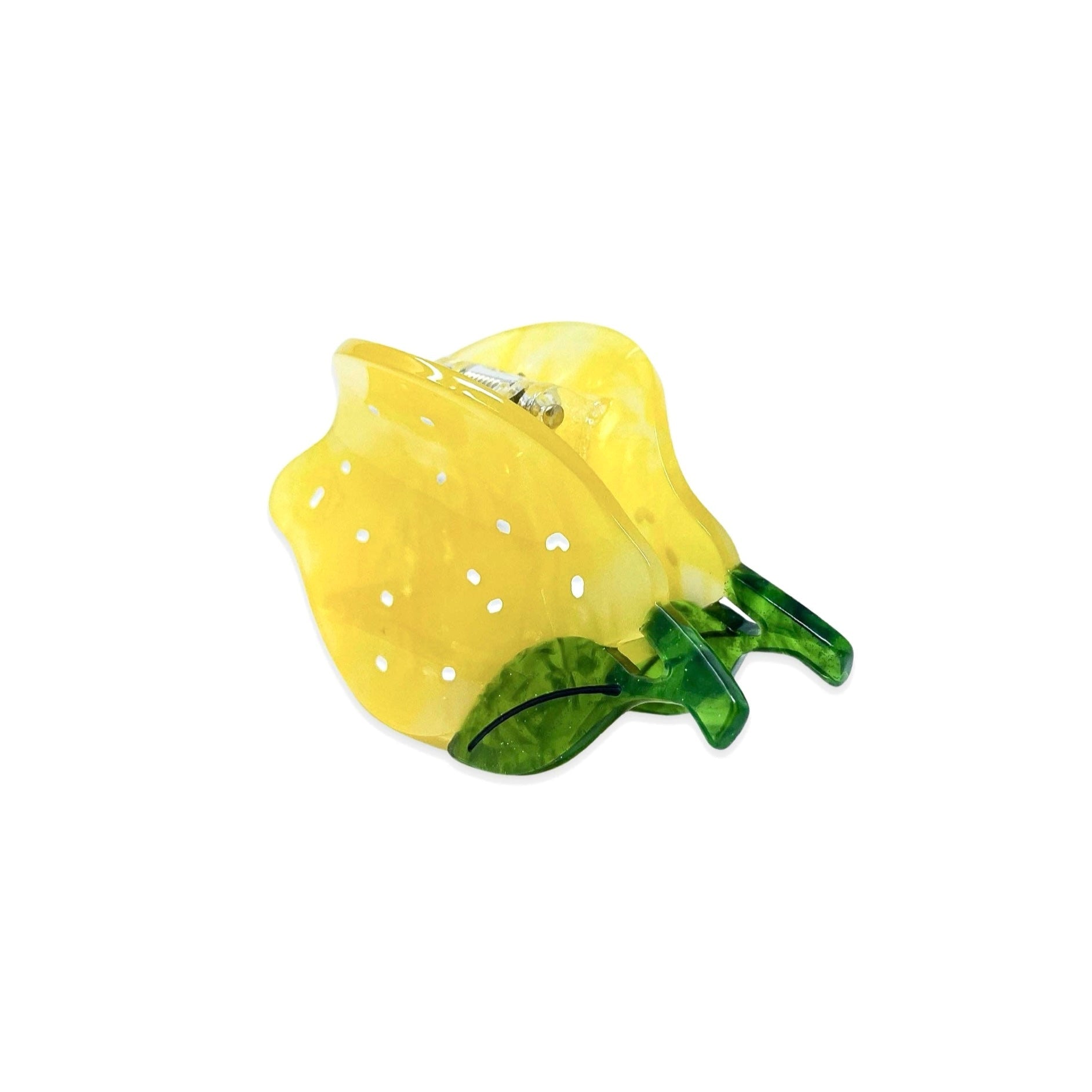 Midi Lemon Hair Claw Clip - bubblegum market